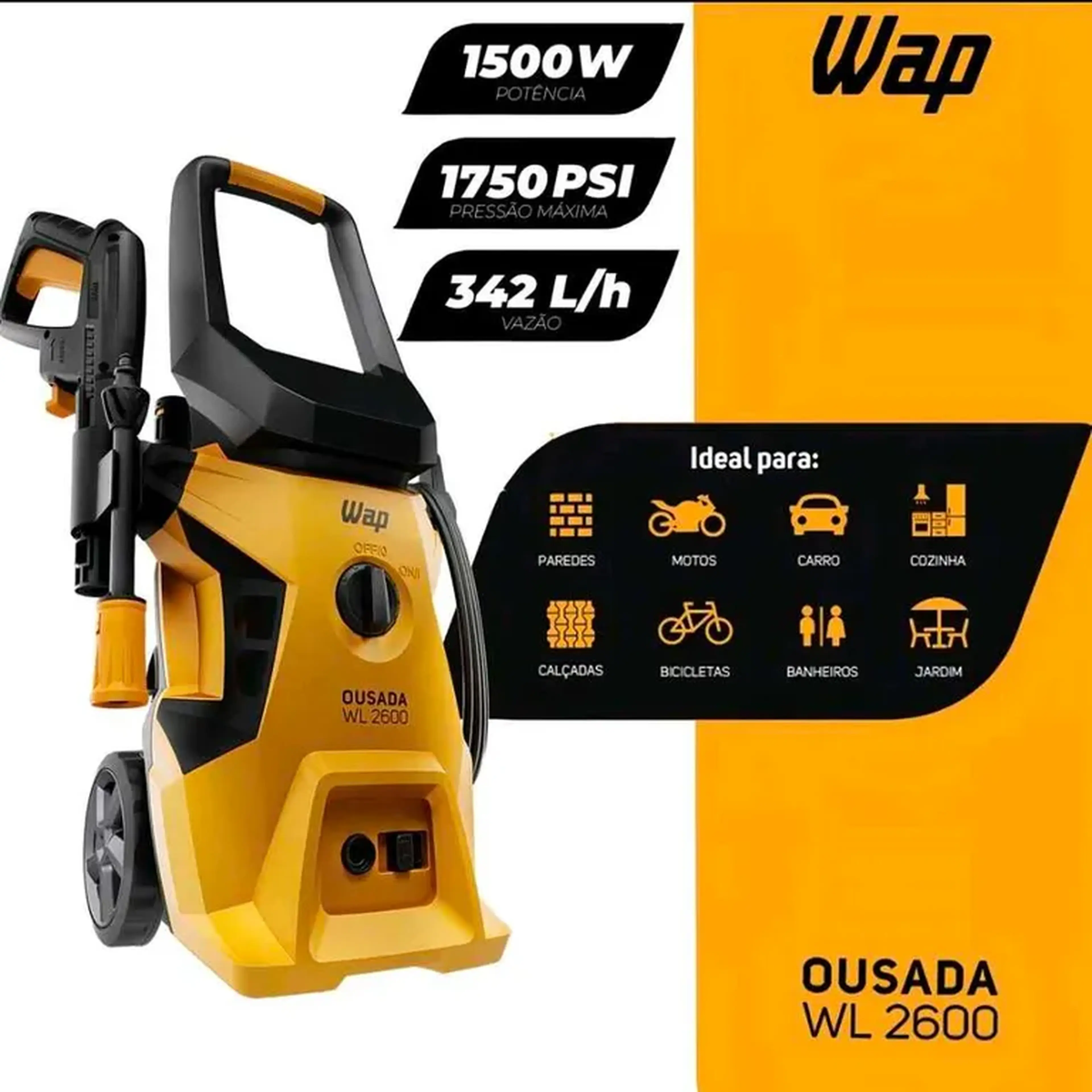 Lavadoura de Alta Pressão Wap Wi 2.600 imagem