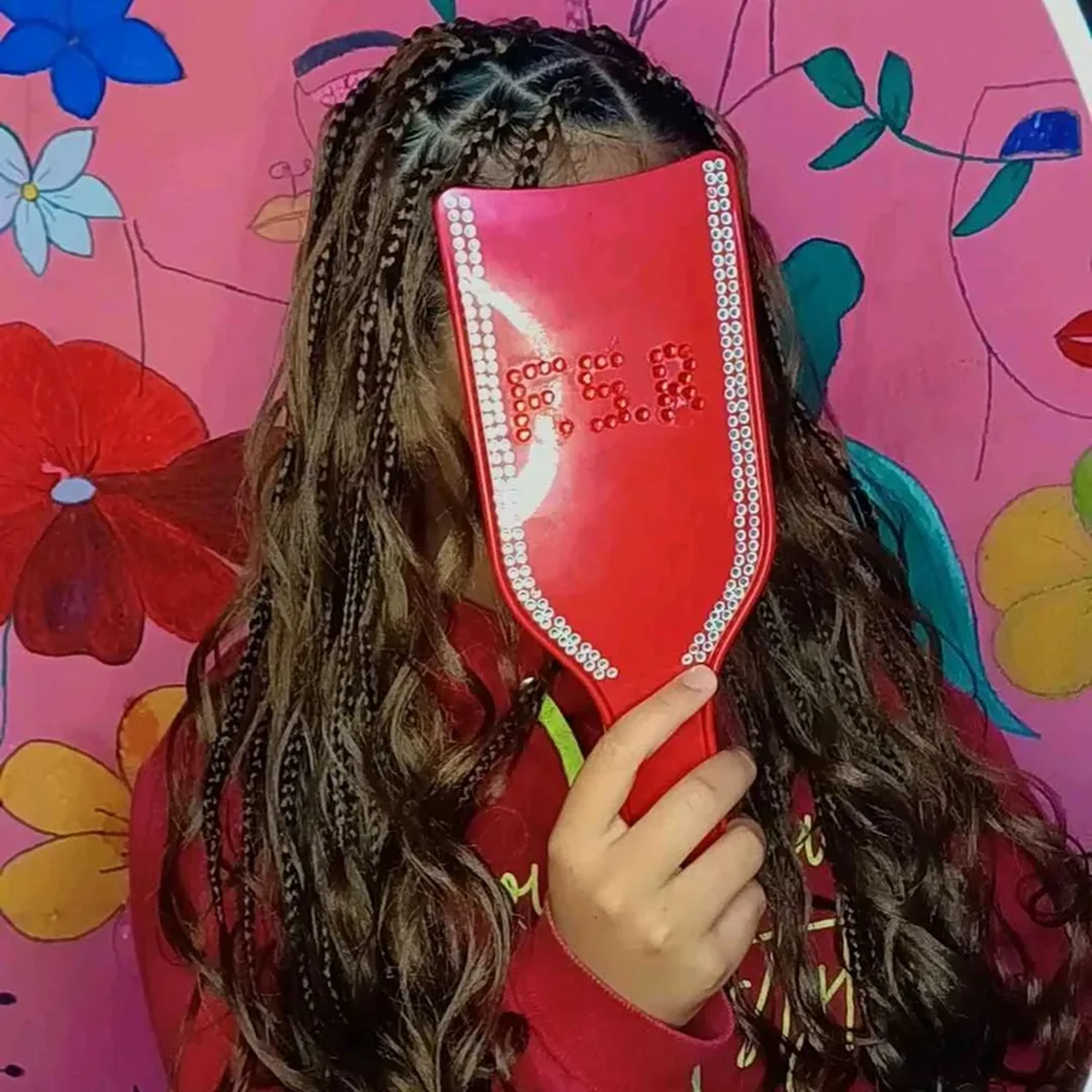 french curl braids imagem