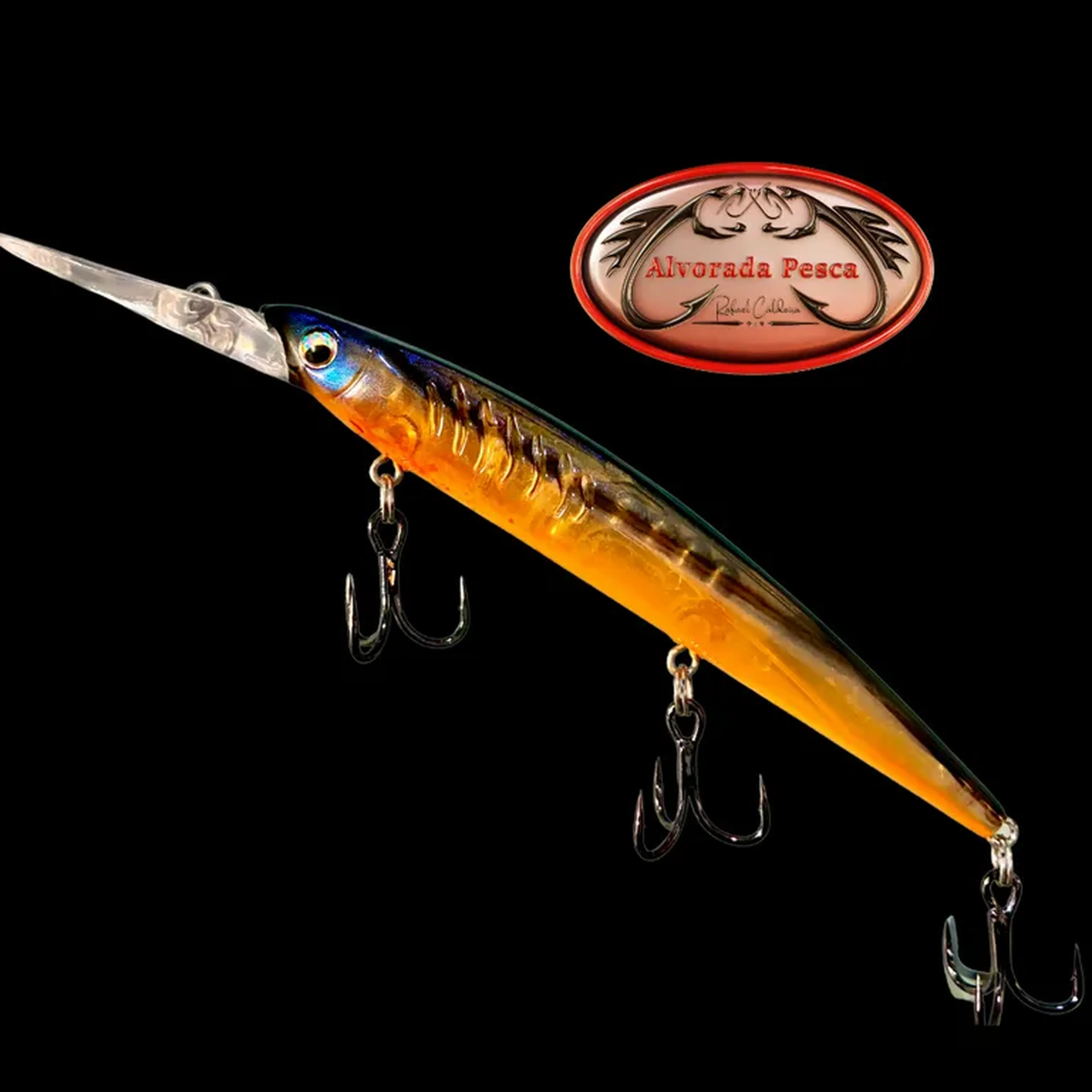 AVP-FF4 ( 140 mm em Preto Metal com Laranja Metal) imagem