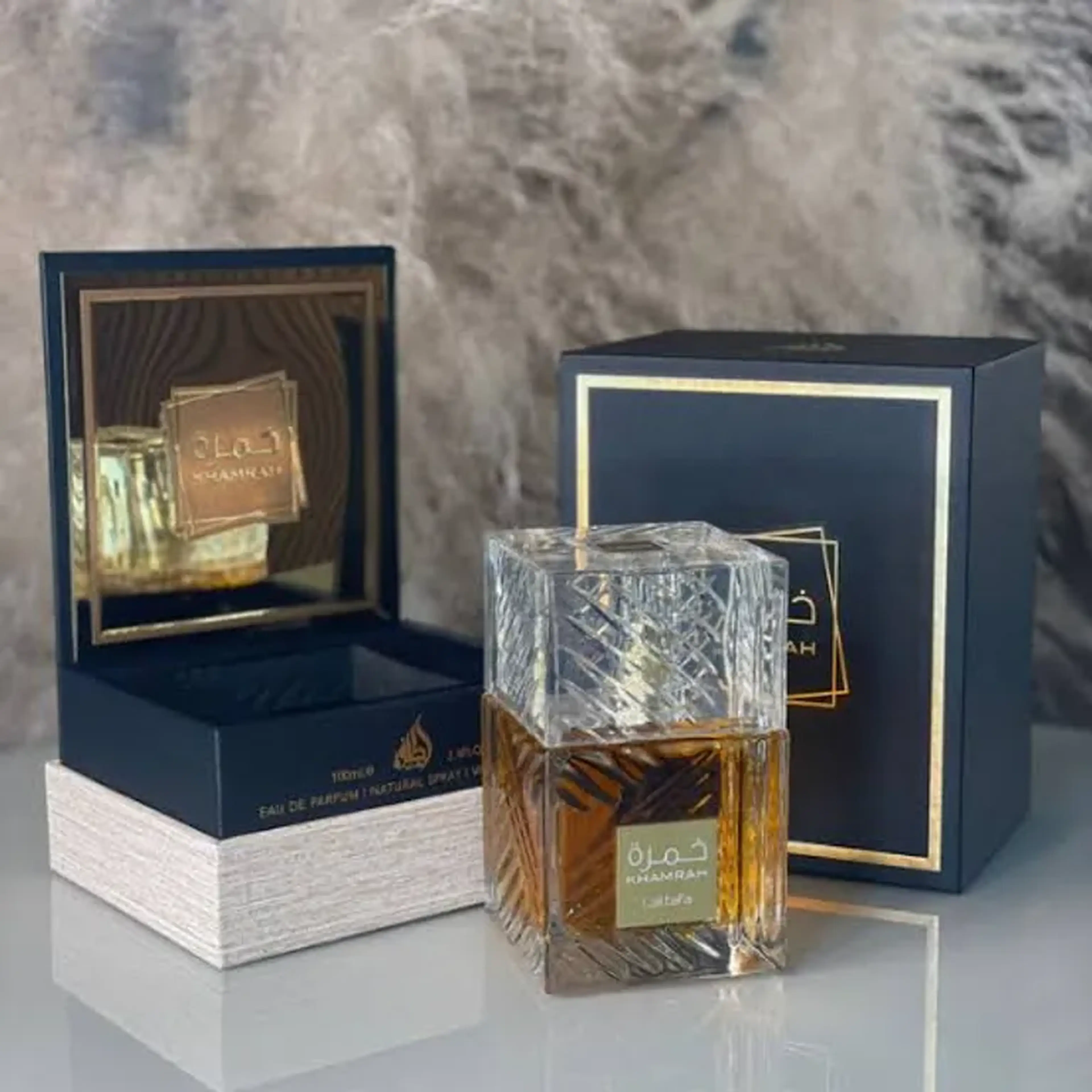 Perfume Khamrah Lattafa Eau de Parfum (ÁRABE) imagem