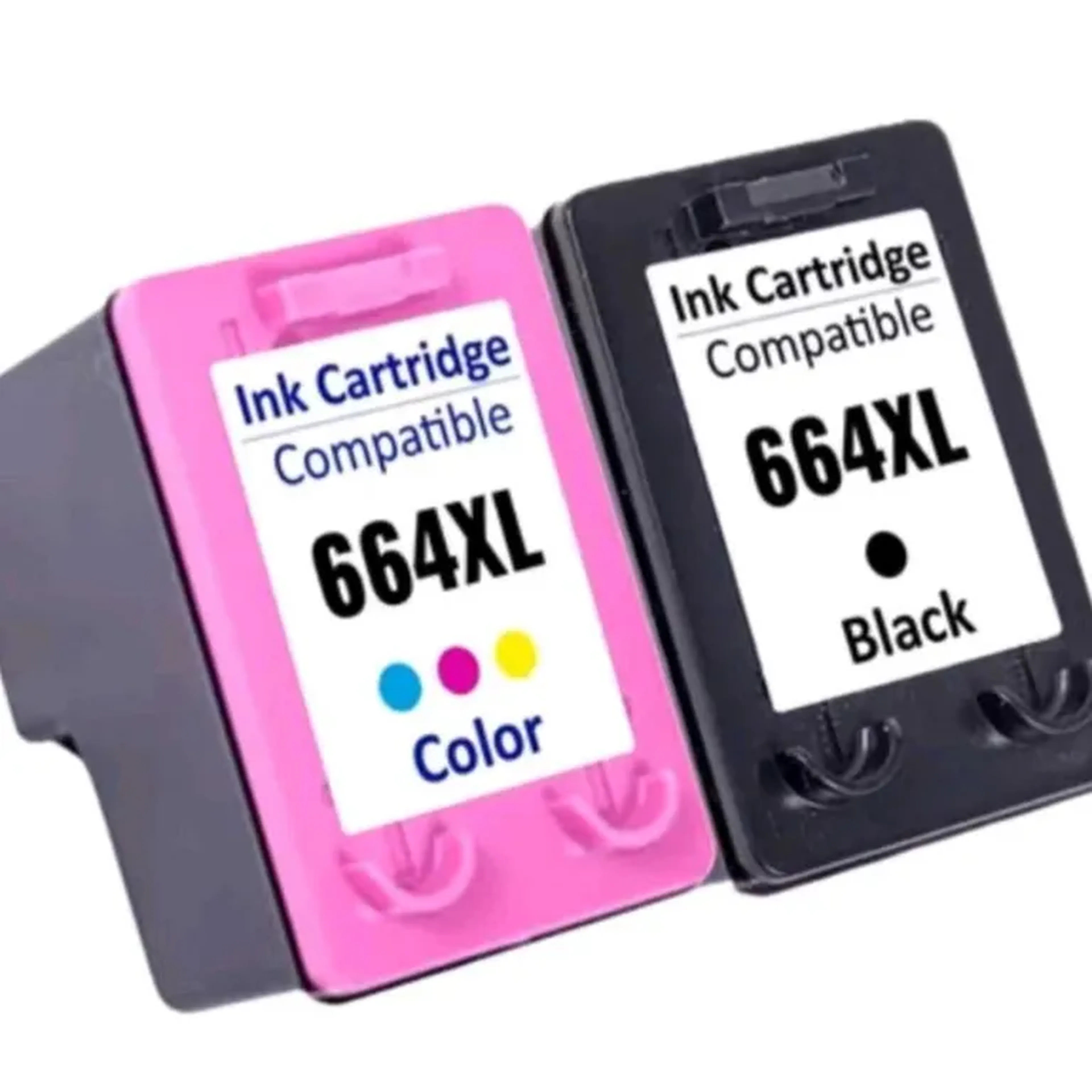 Cartucho jato de tinta HP 664XL preto e color imagem