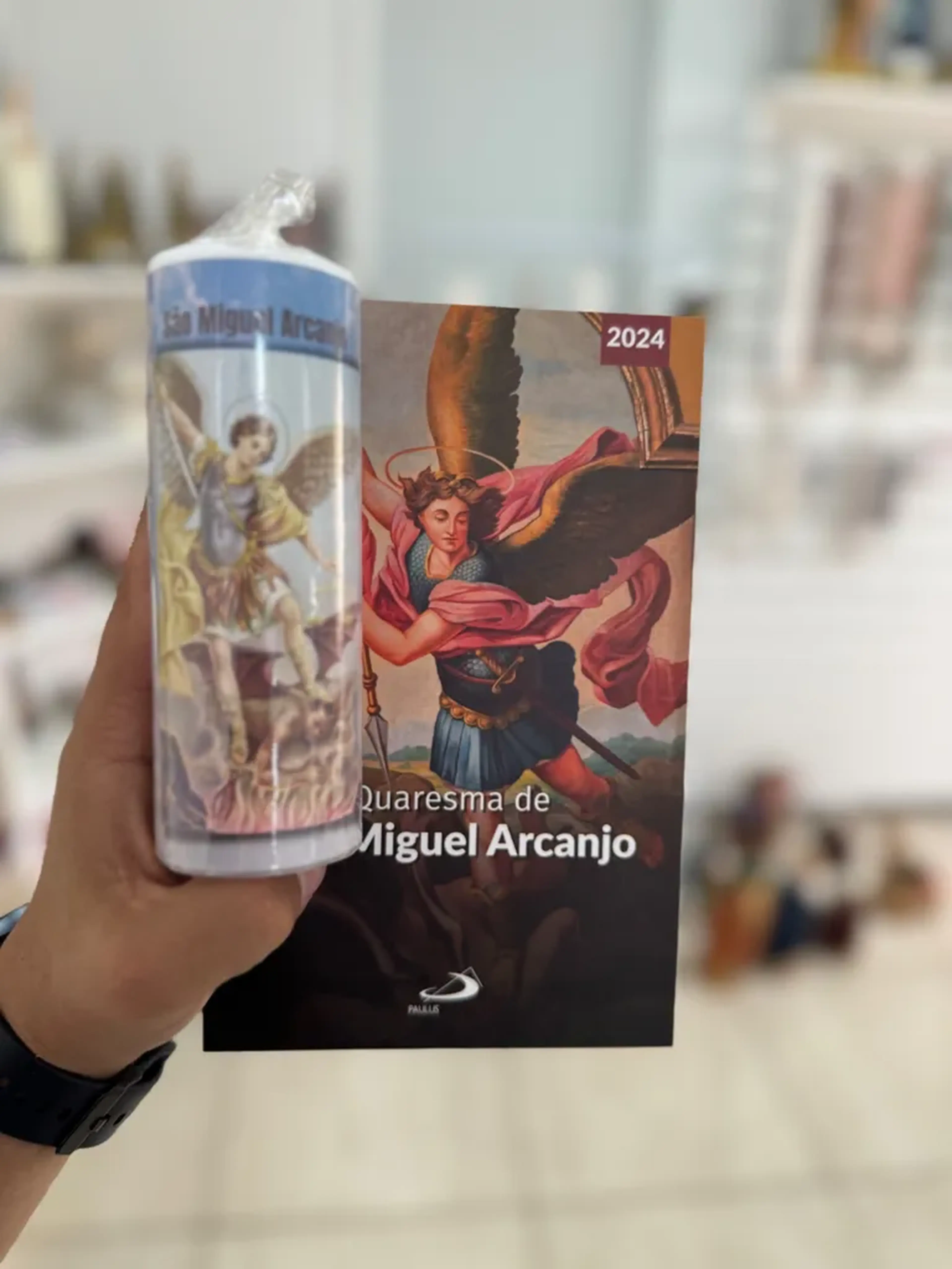LIVRO QUARESMA SÃO MIGUEL + VELA imagem