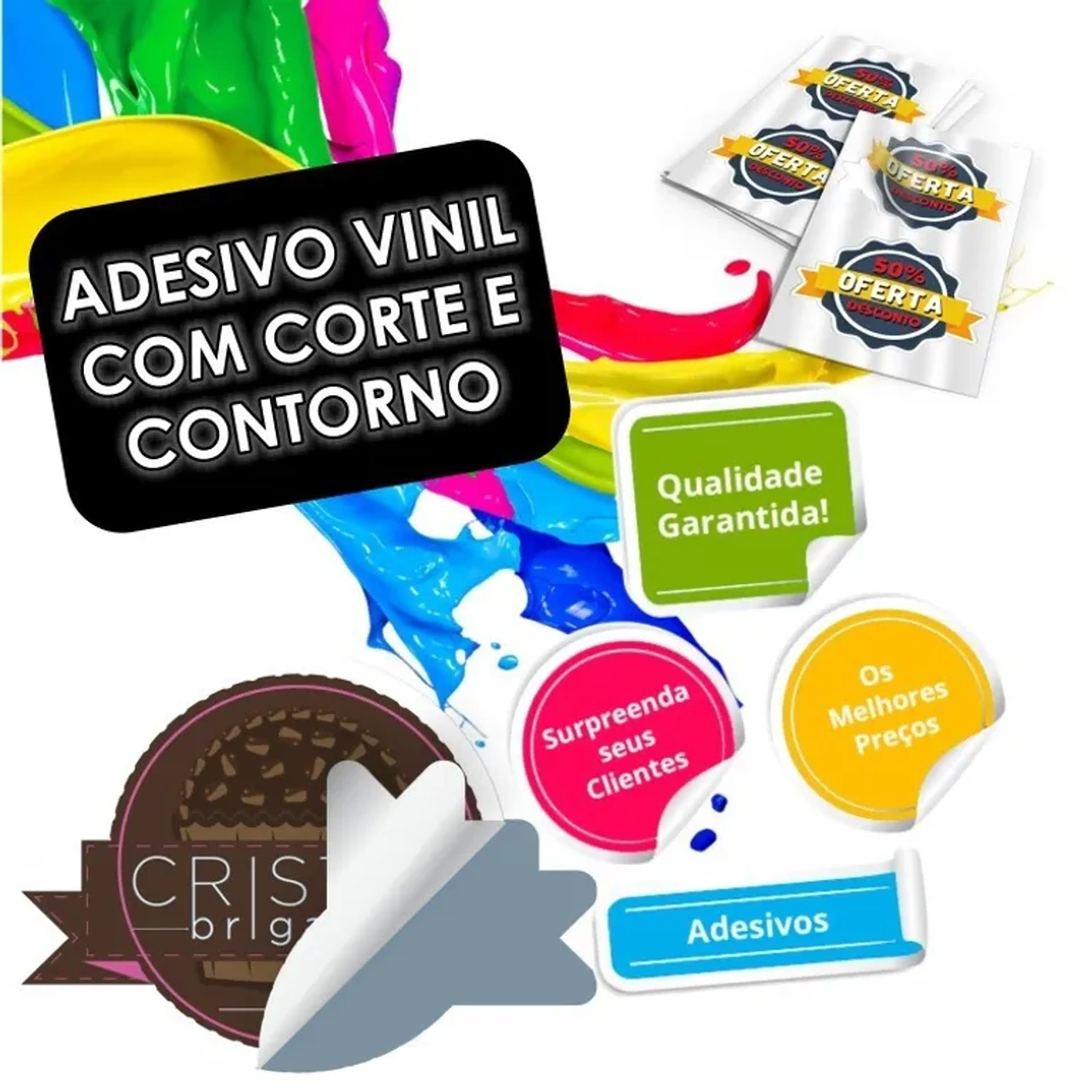 Impressão Corte e contorno m2 imagem