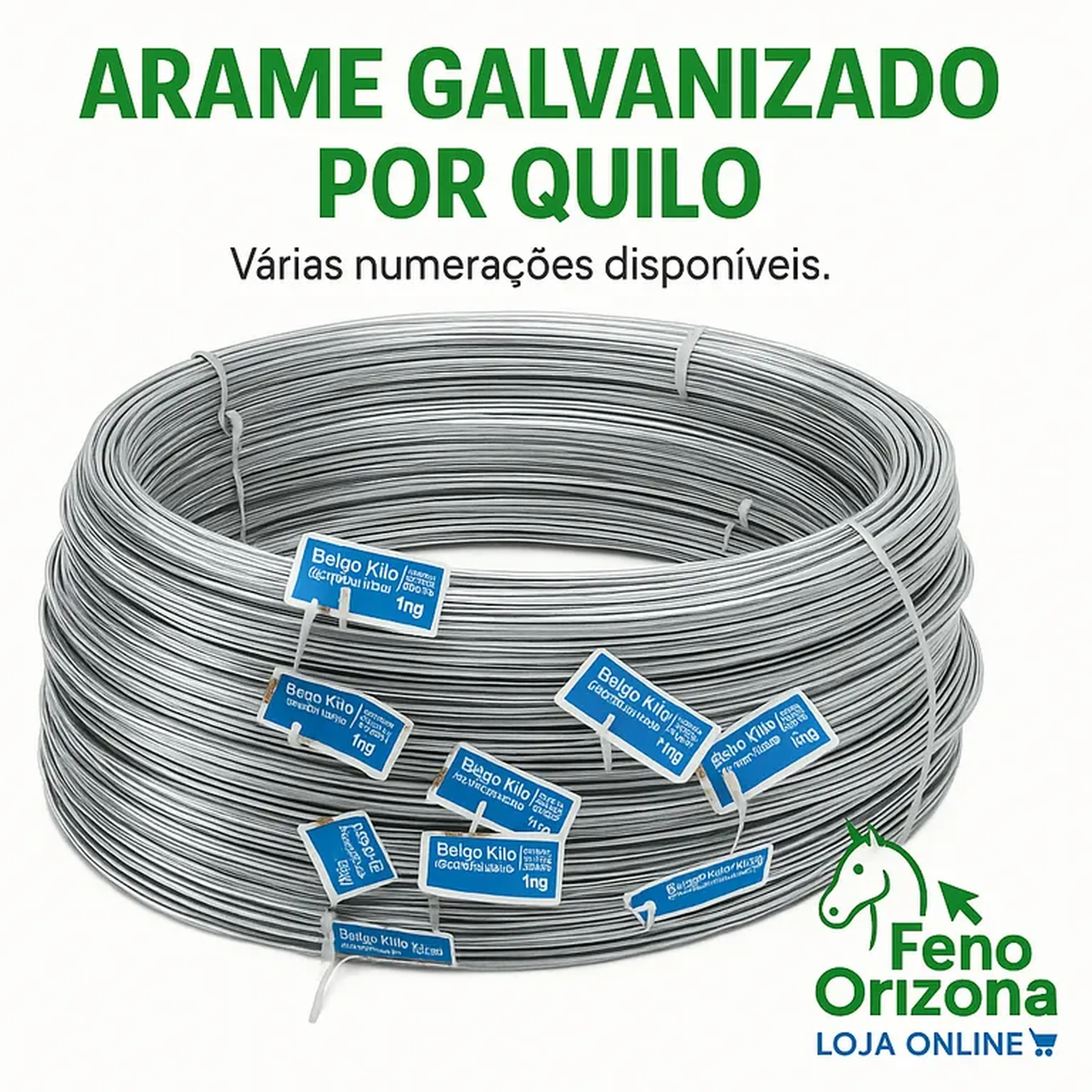 Arame Galvanizado Belgo por kg imagem