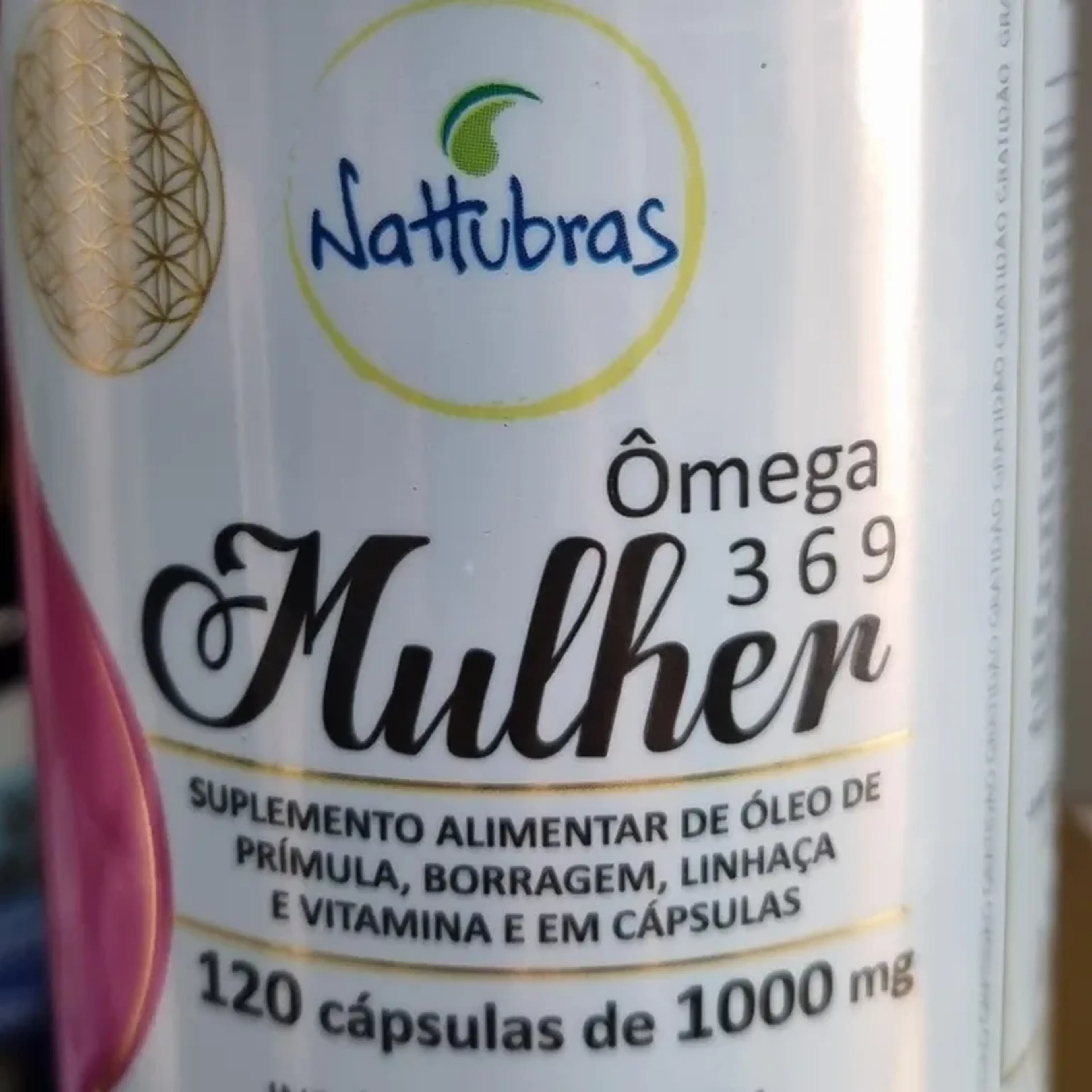 ÔMEGA 3 6 9 MULHER 120 CÁPSULAS DE 1000MG NATTUBRAS imagem