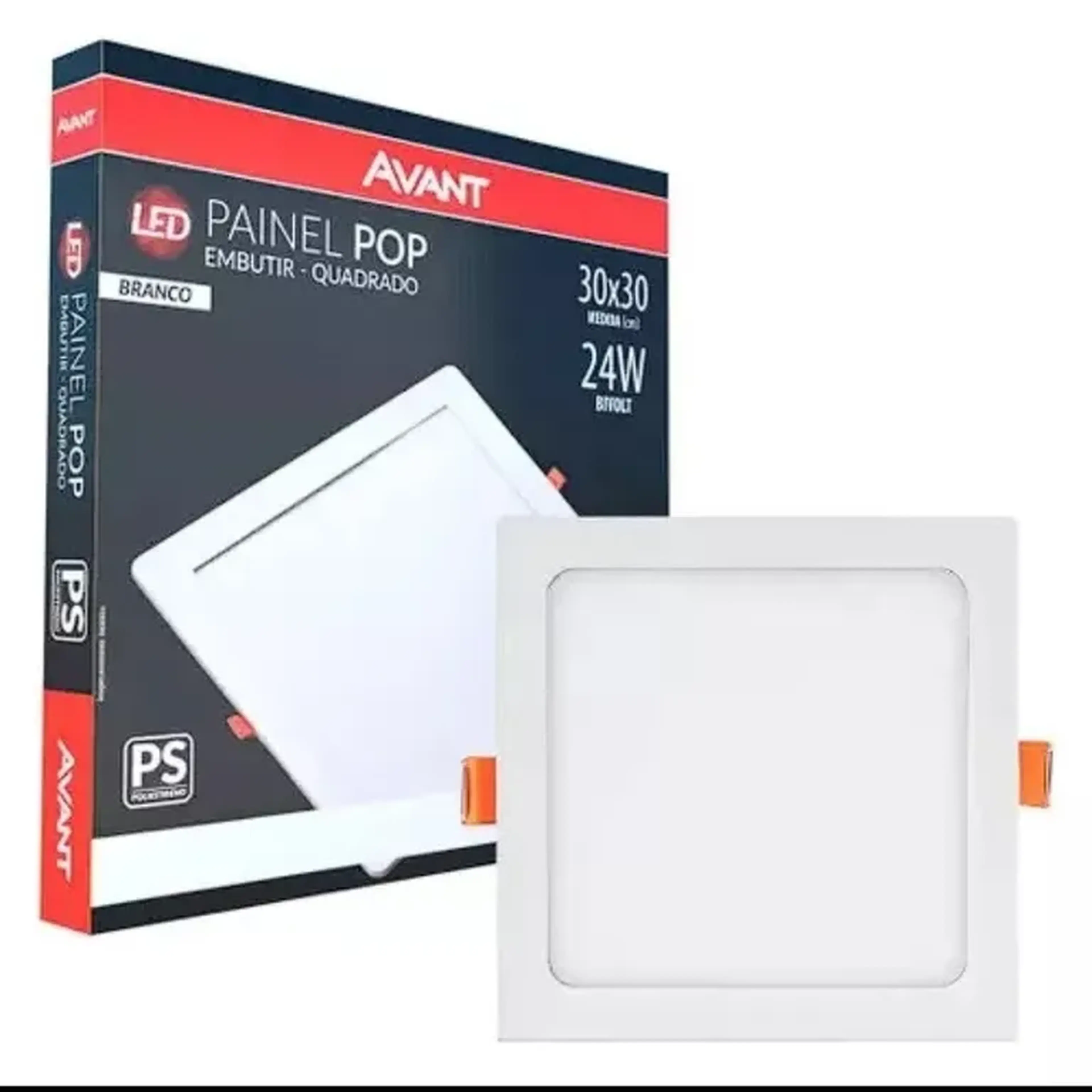 painel led embutir 24 w imagem