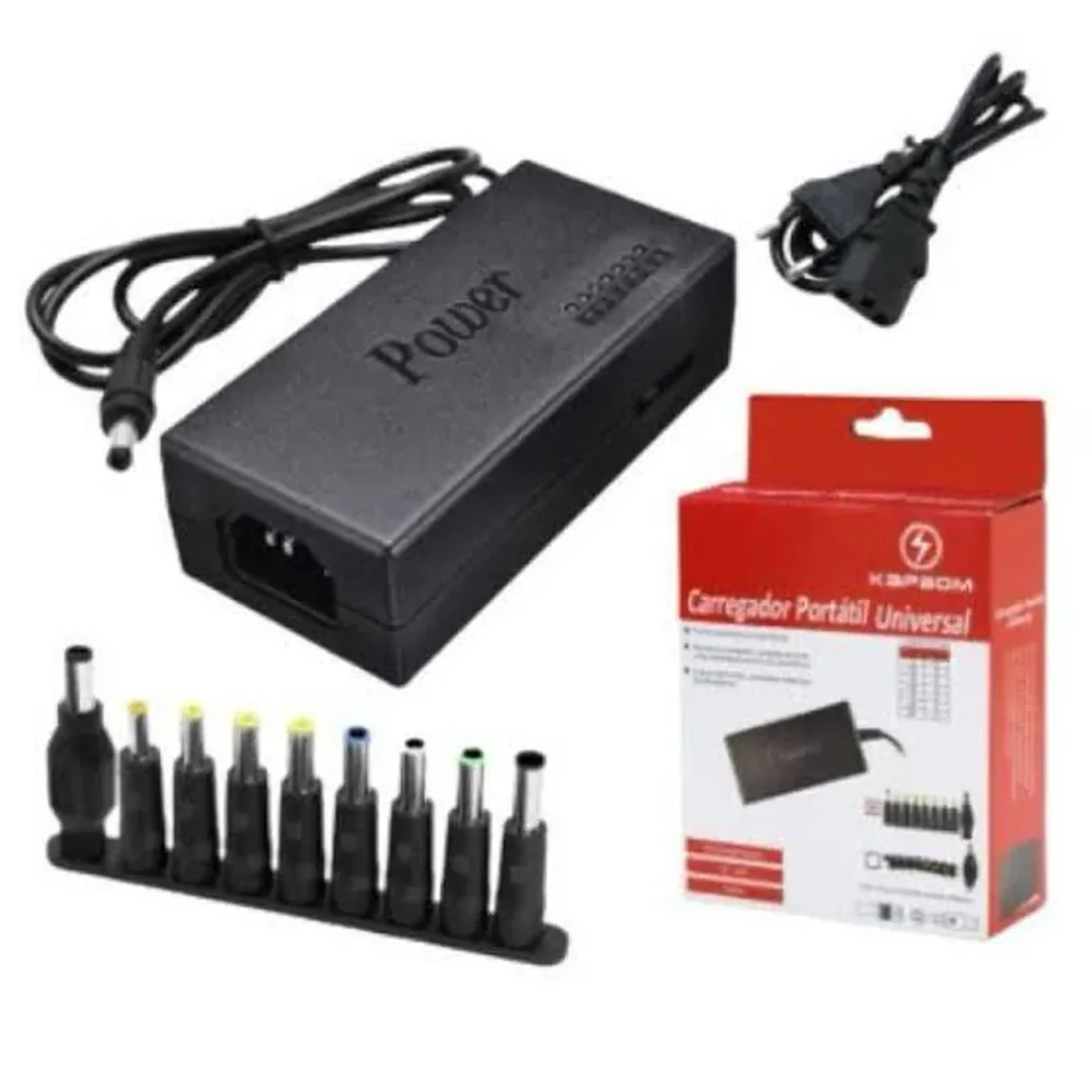 CARREGADOR UNIVERSAL PARA NOTBOOK PORTATIL imagem
