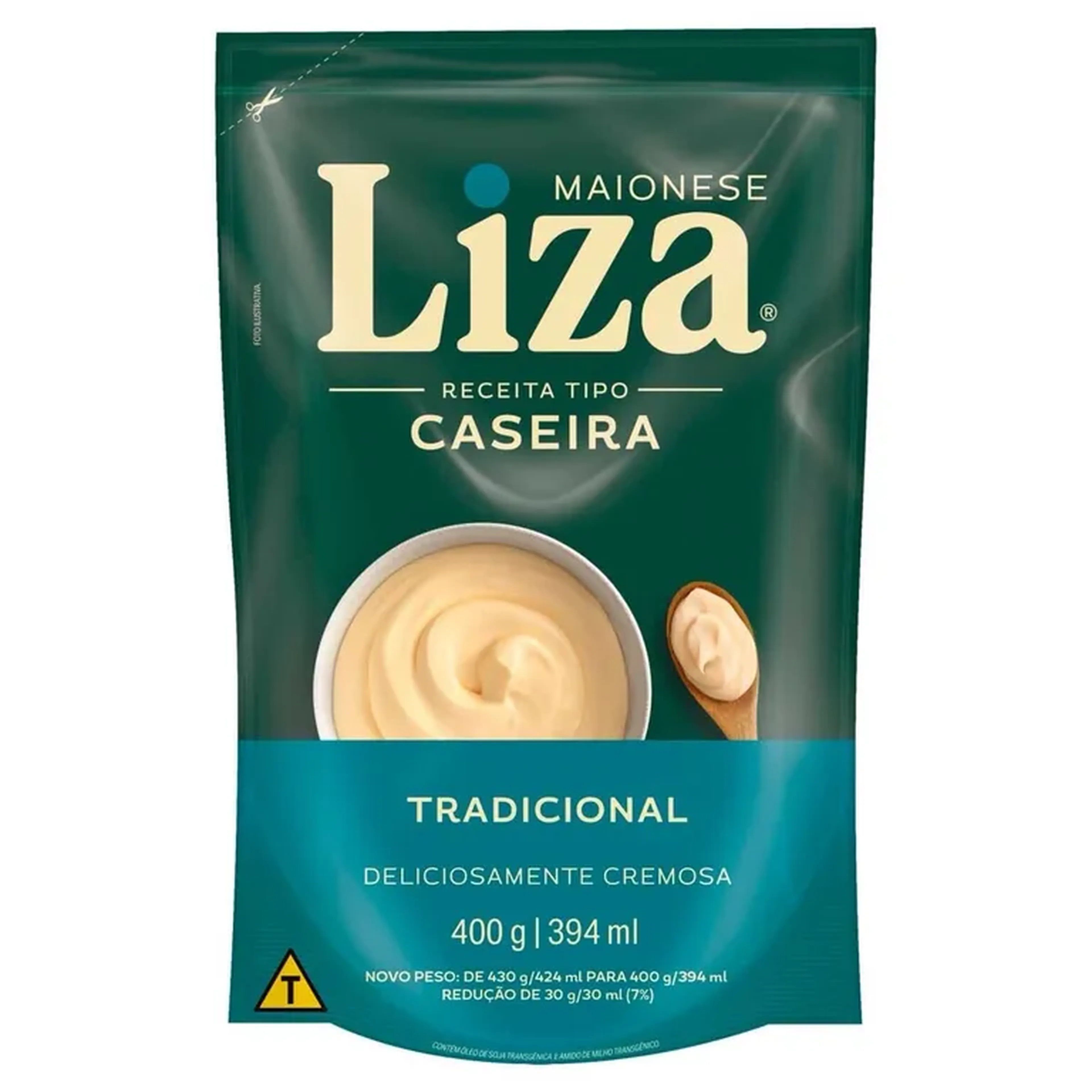 Maionese Liza Caseira 400g imagem