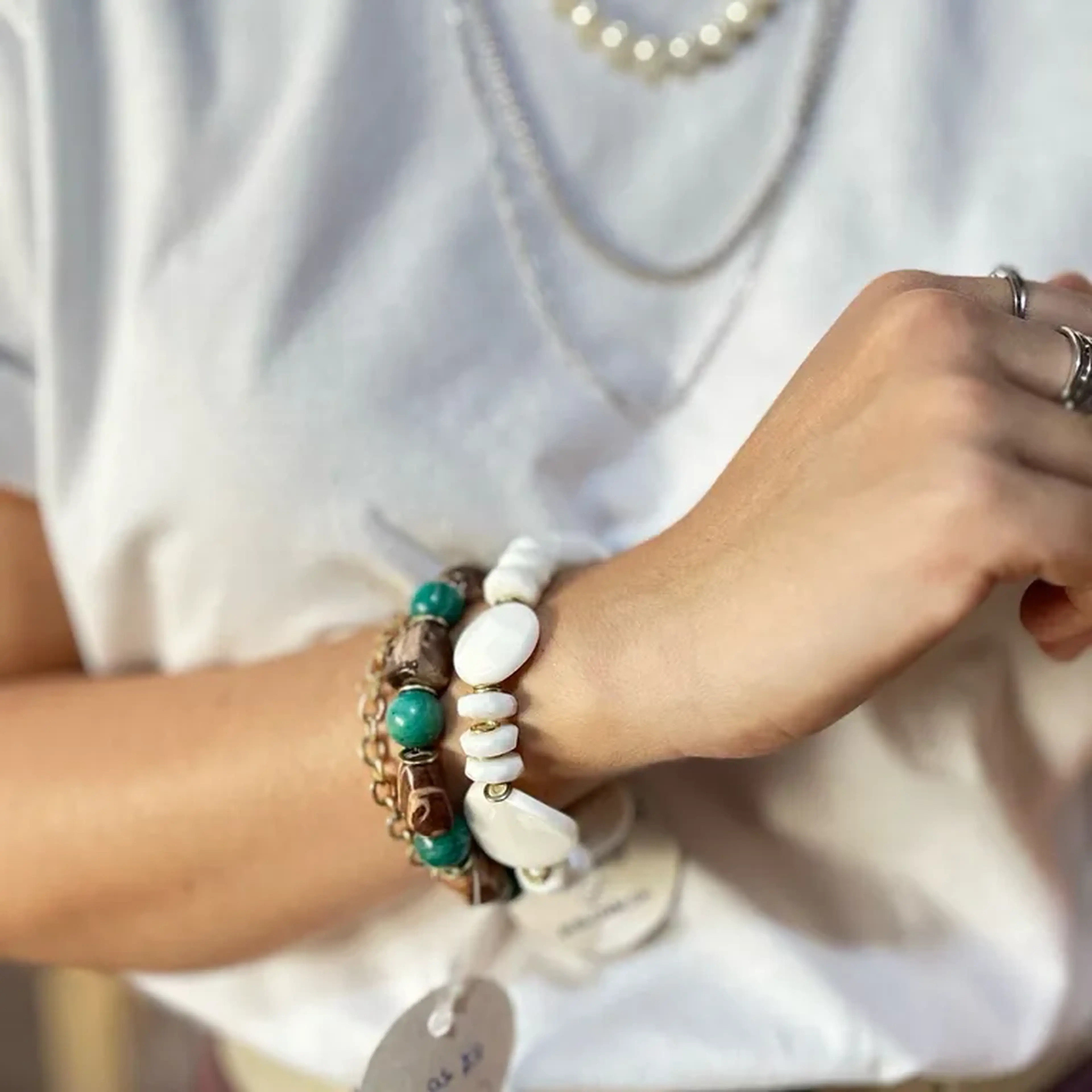 Pulseiras Pedras Semijoias imagem