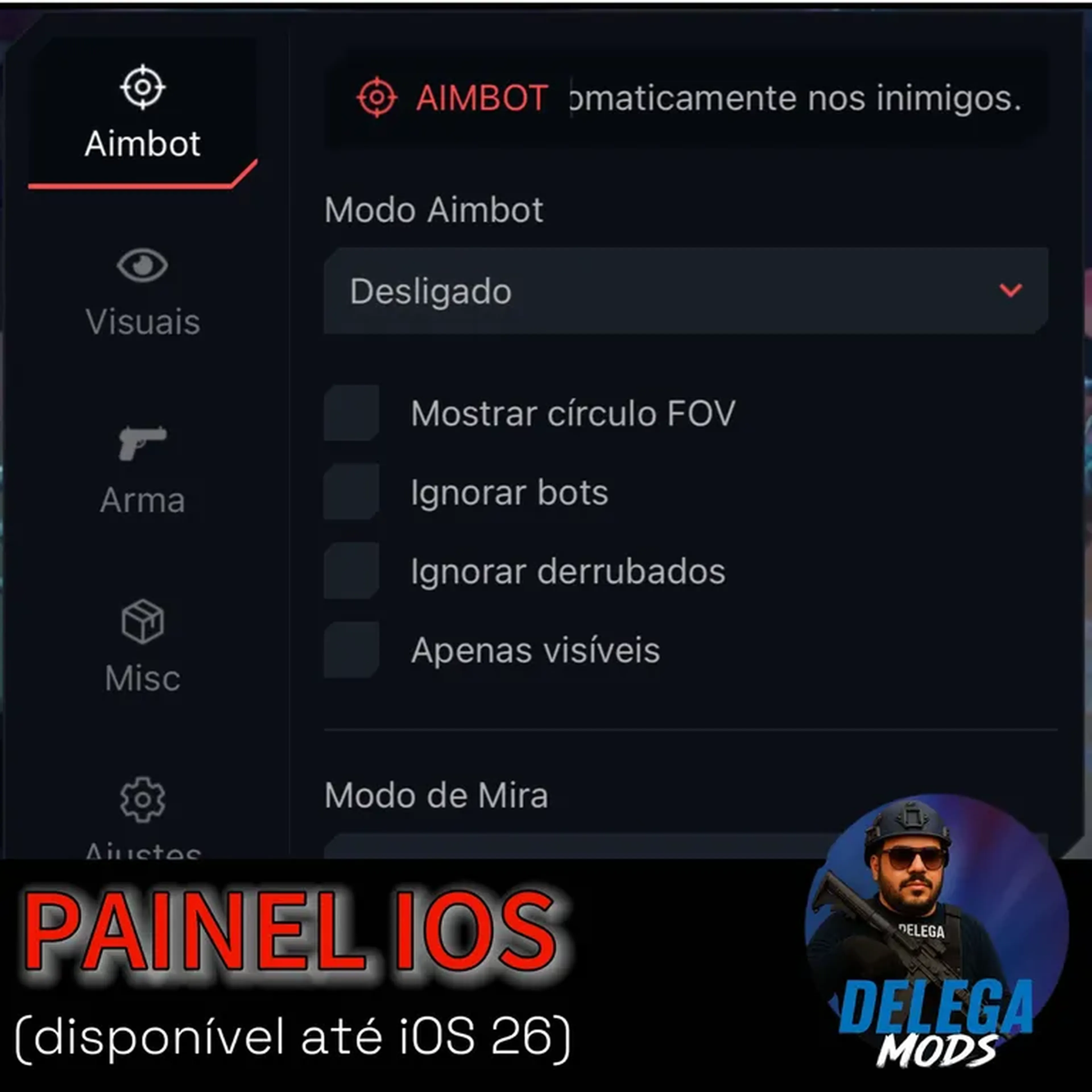 Painel IOS (versão alta) - 30 dias imagem