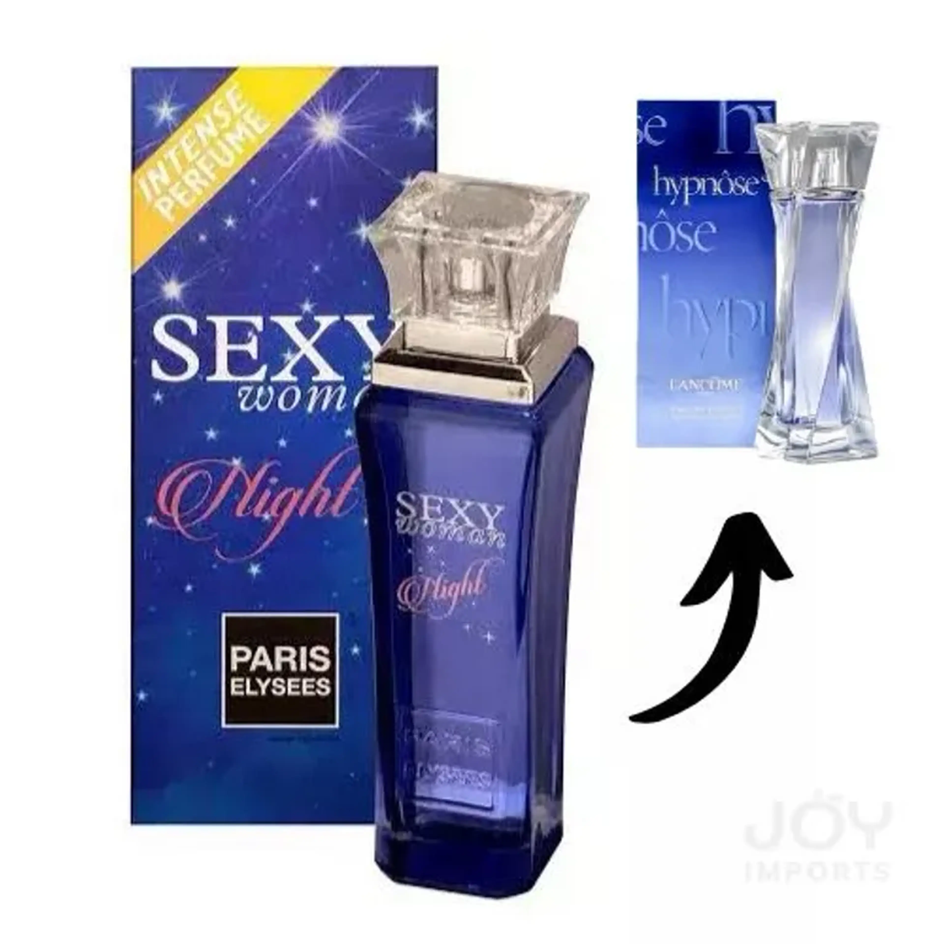 Sexy Woman Night Paris Elysees Perfume Feminino EDT 100ml imagem