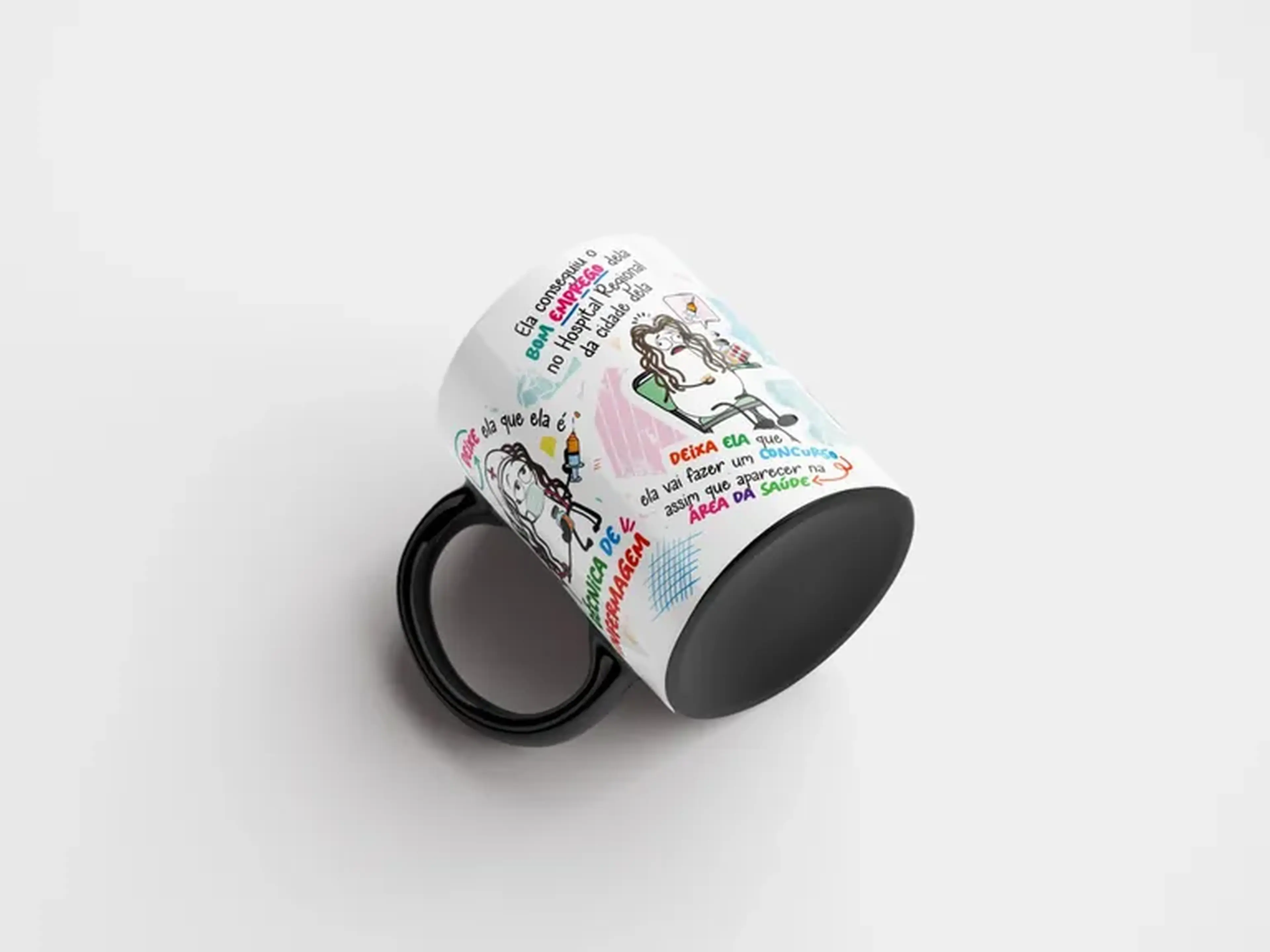 🏥Arte digital Caneca Enfermagem☕ imagem