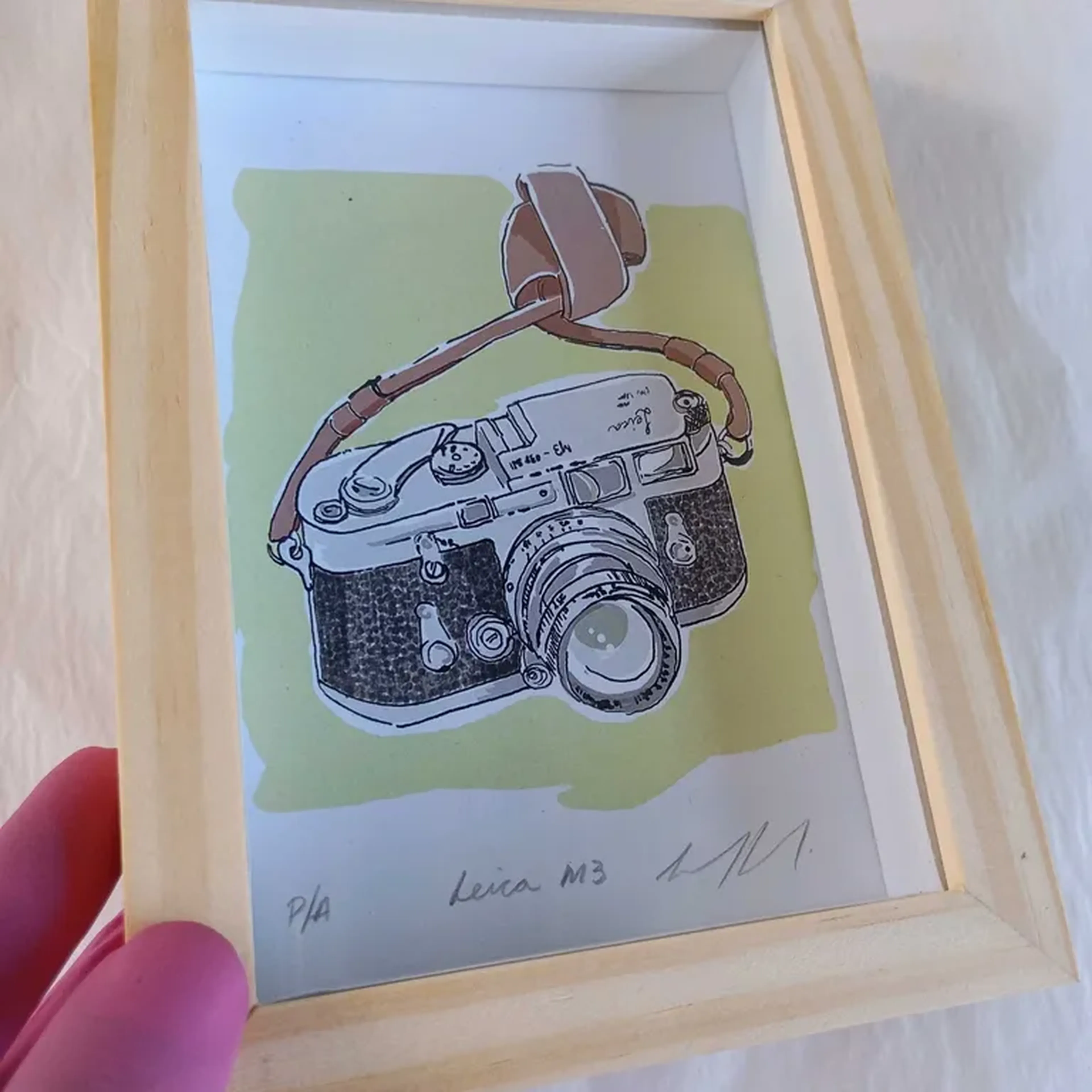 We Love Cameras - Leica M3 - 10x15 cm moldura alta imagem