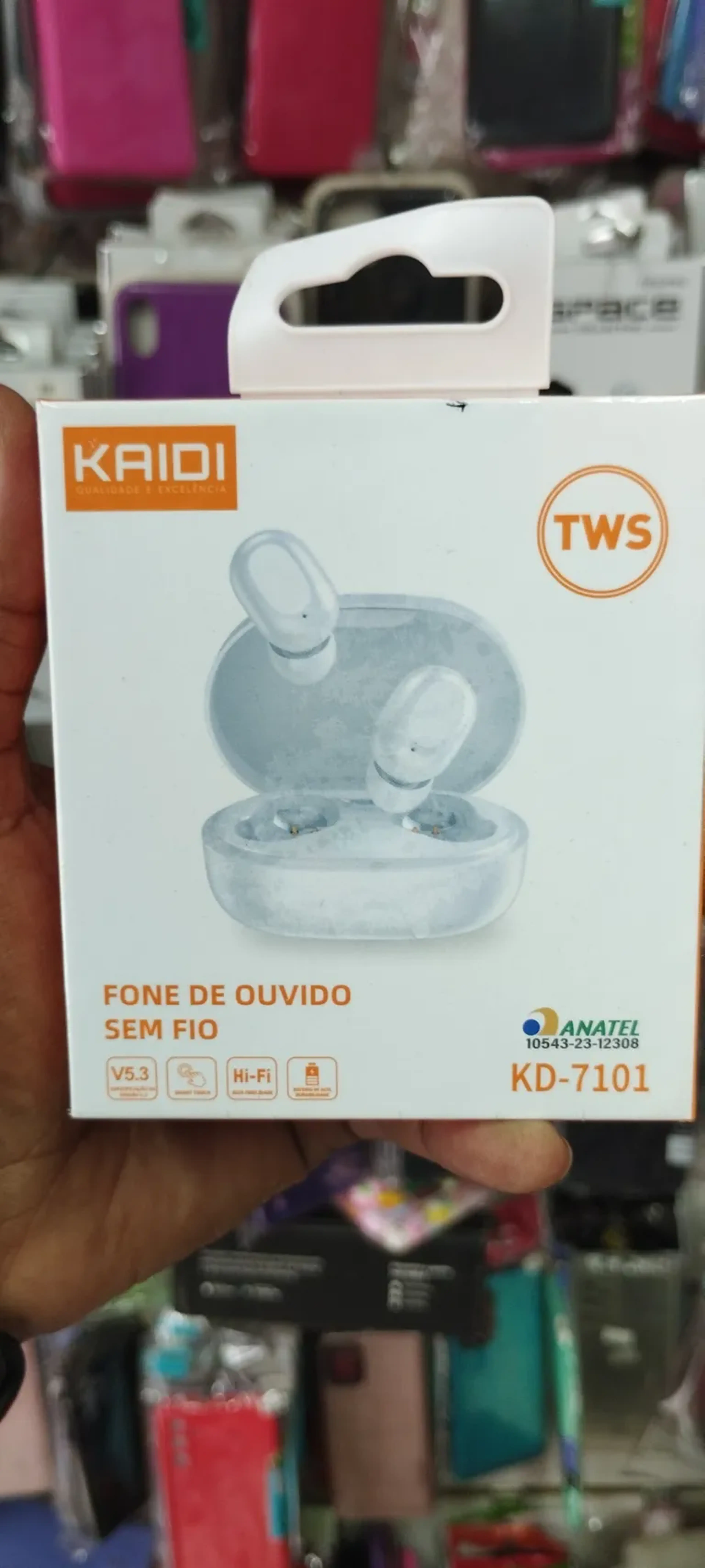 Fone Bluetooth Kaidi Intra imagem