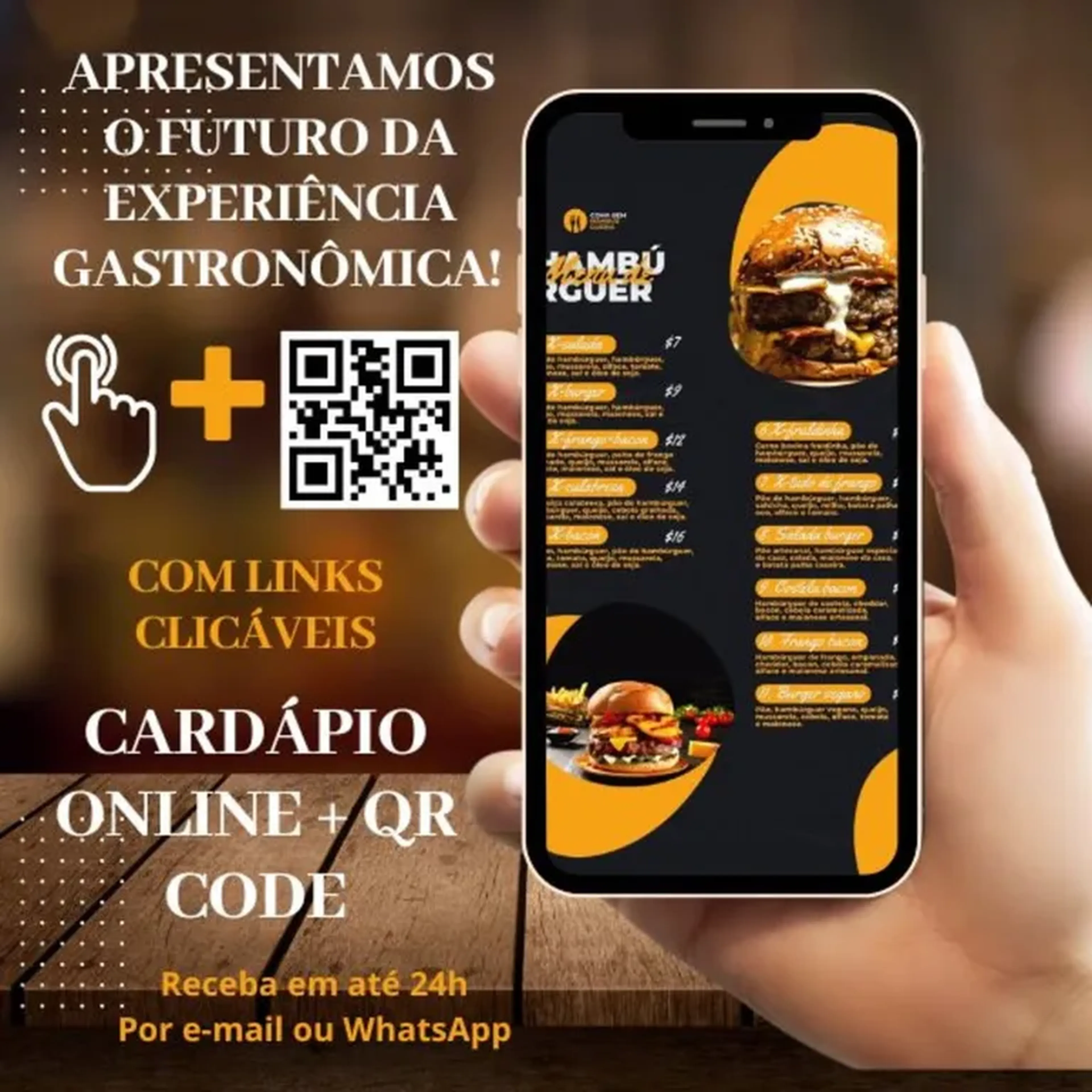 CATÁLOGO OU CARDÁPIO DIGITAL INTERATIVO imagem
