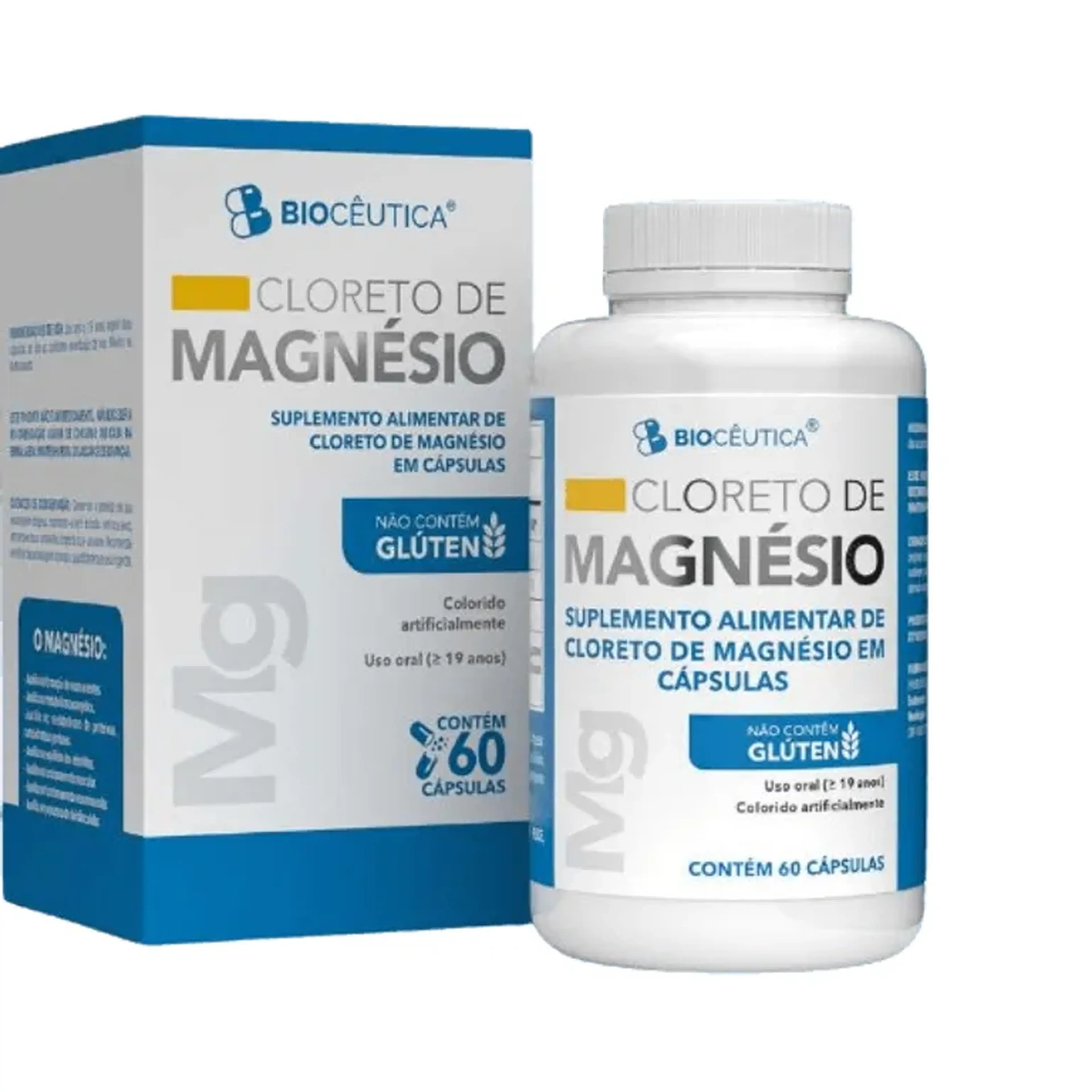 CLORETO MAGNESIO BIOCEUTICA 60 CAPS imagem