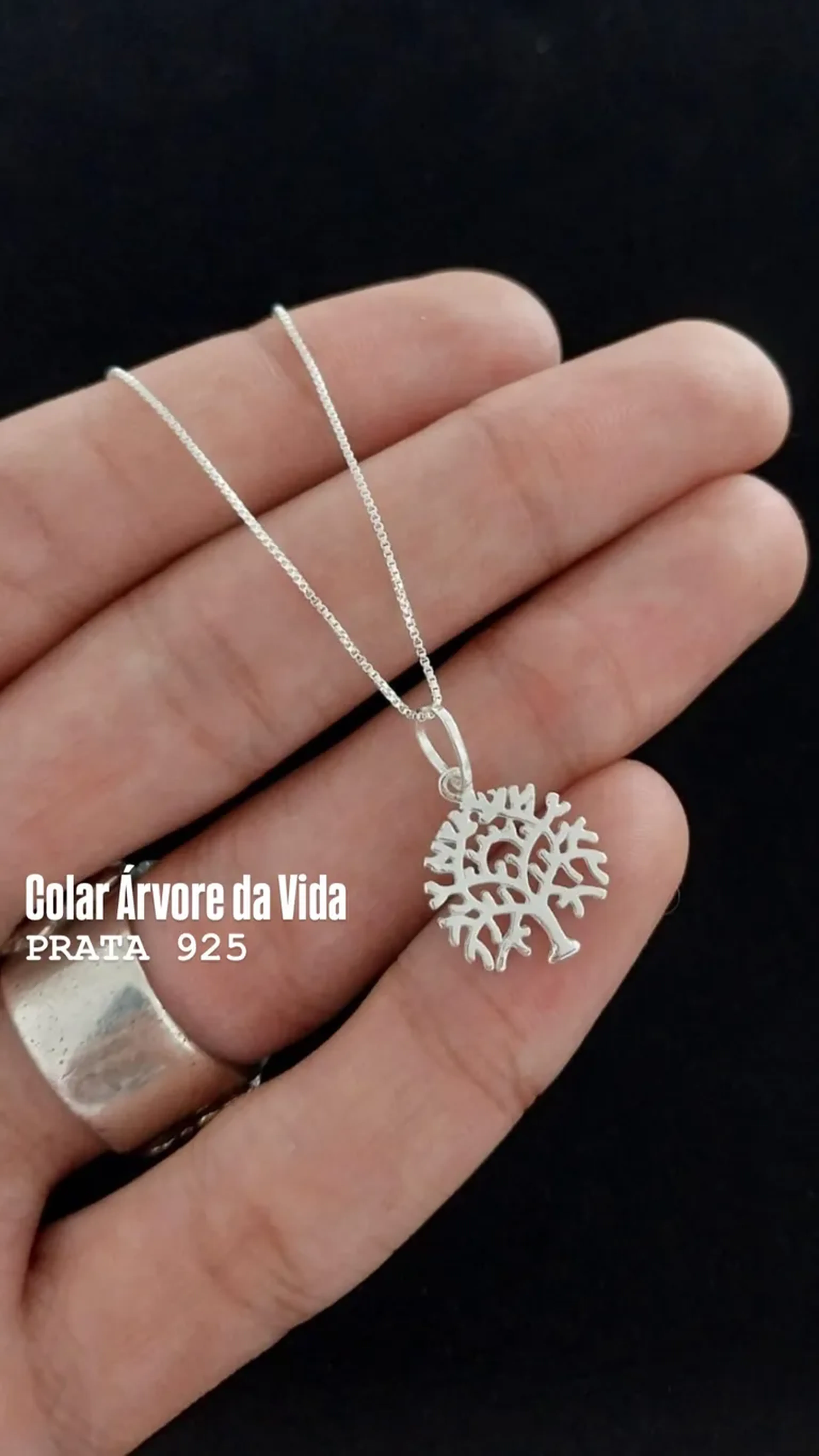 Colar árvore da vida - 45cm imagem