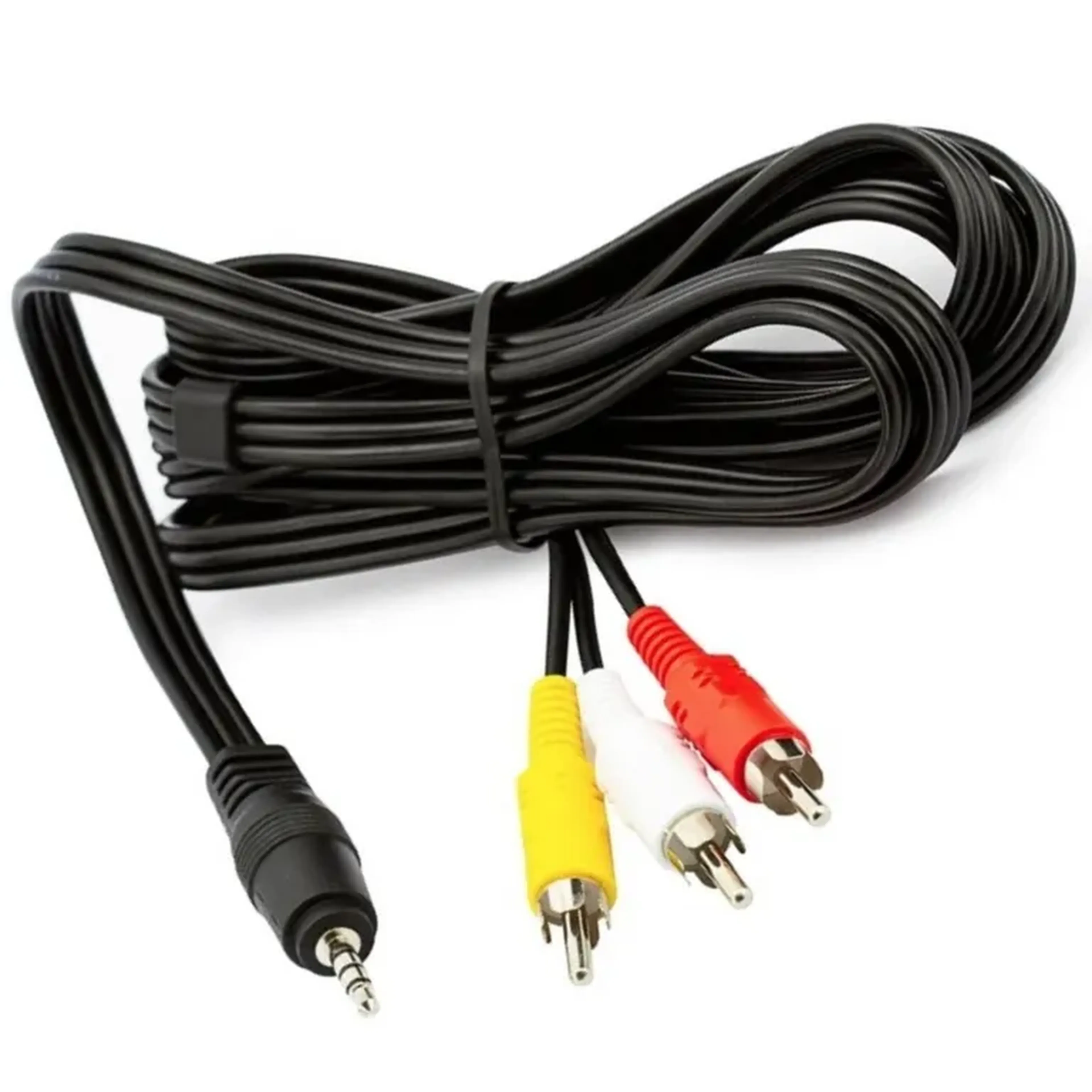 Cabo Auxiliar P2 X 3 Rca Cabo 1,50mt imagem