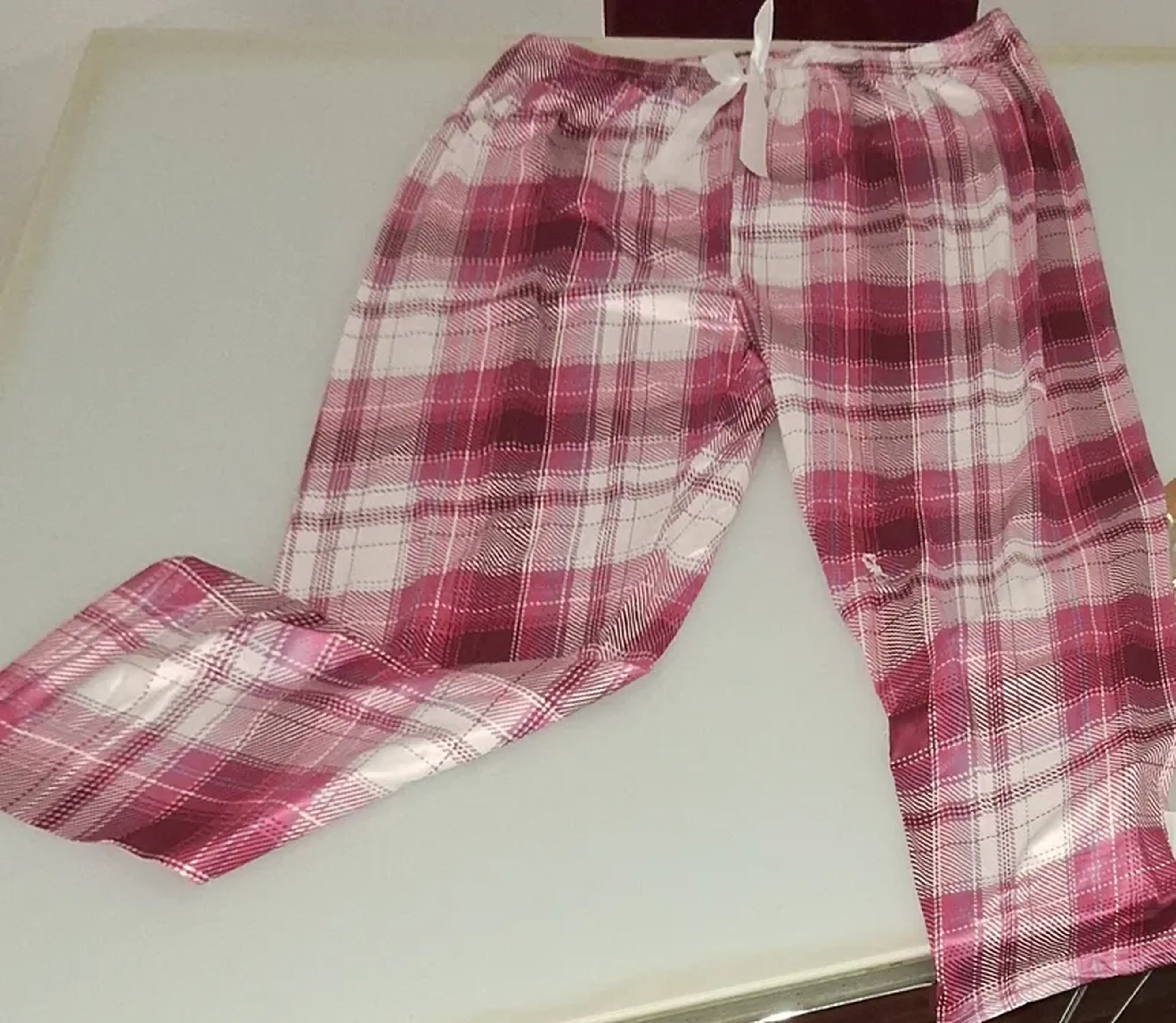 Pijama xadrez feminino imagem