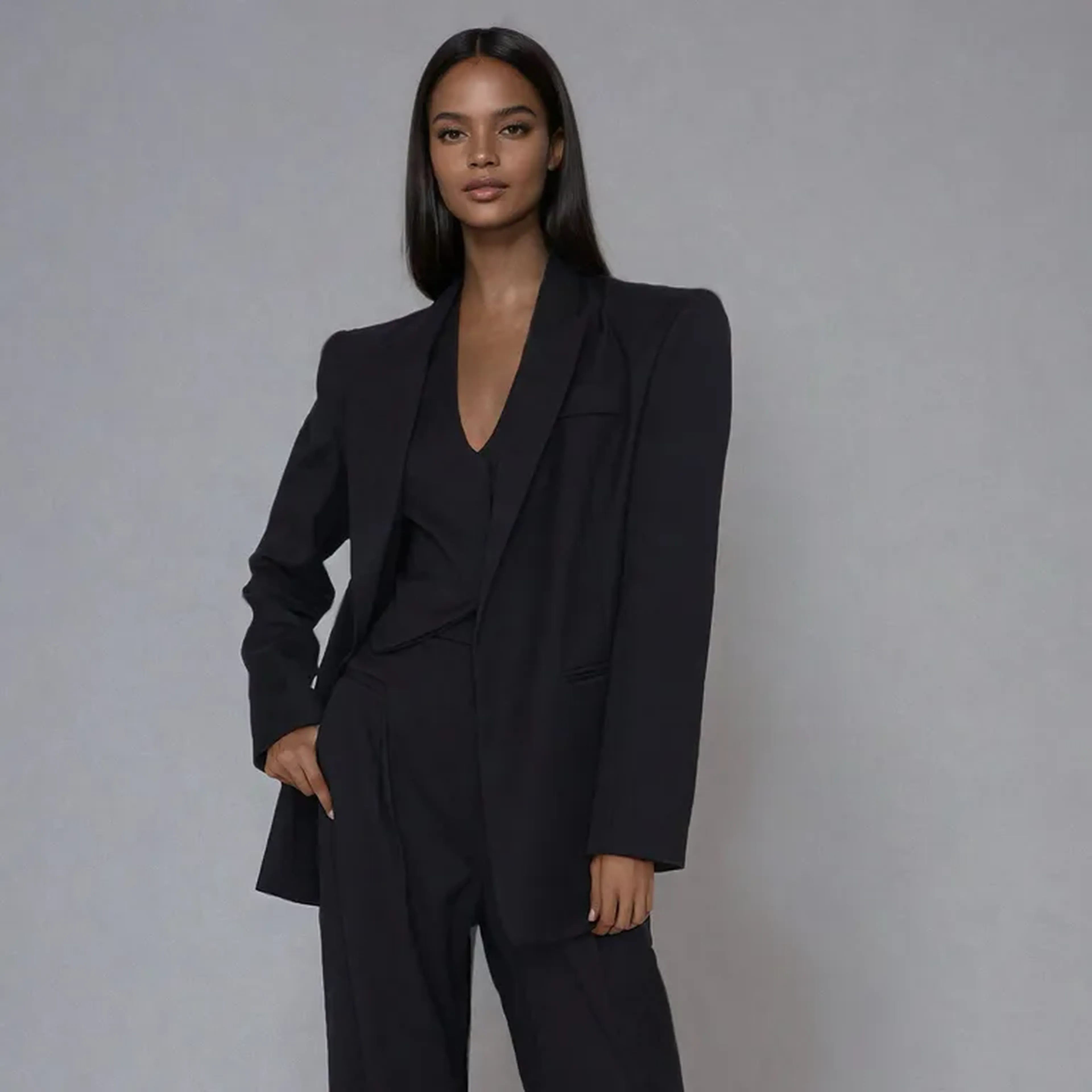 TERNO COMPLETO RIGA PRETO imagem