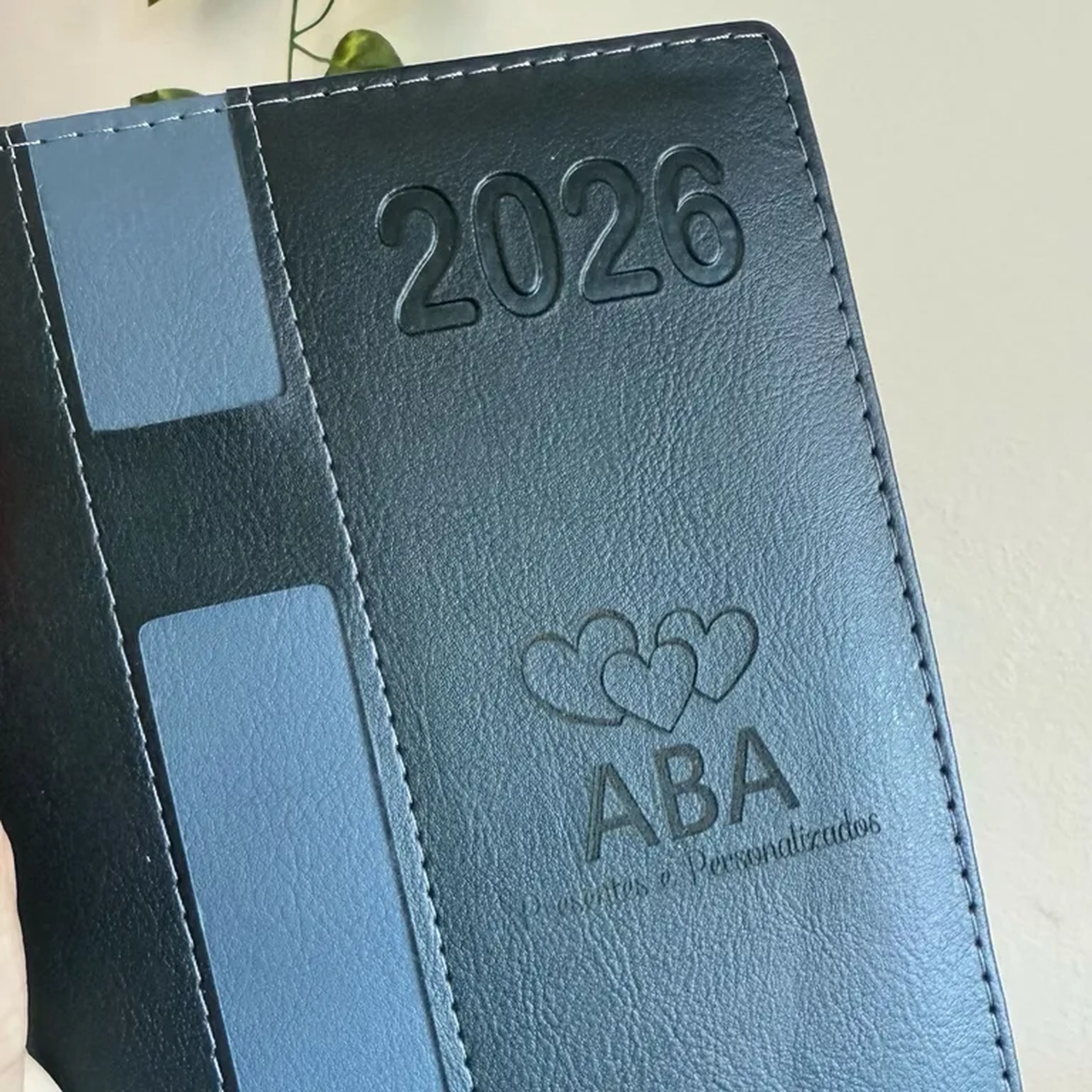 Agenda de Couro Sintético Personalizado imagem