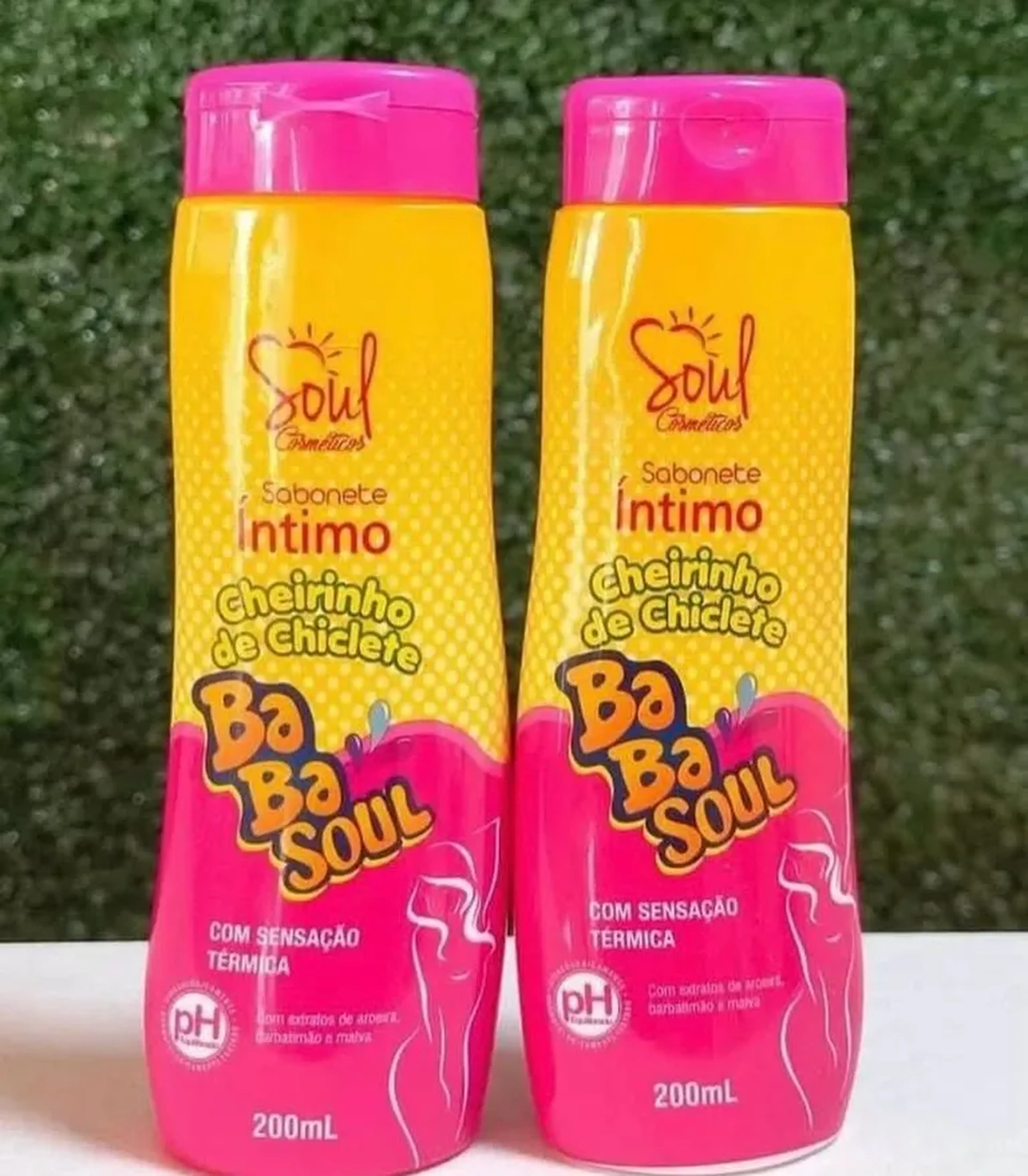 Sabonete Íntimo Cheirinho de Chiclete BabaSoul 200ml imagem
