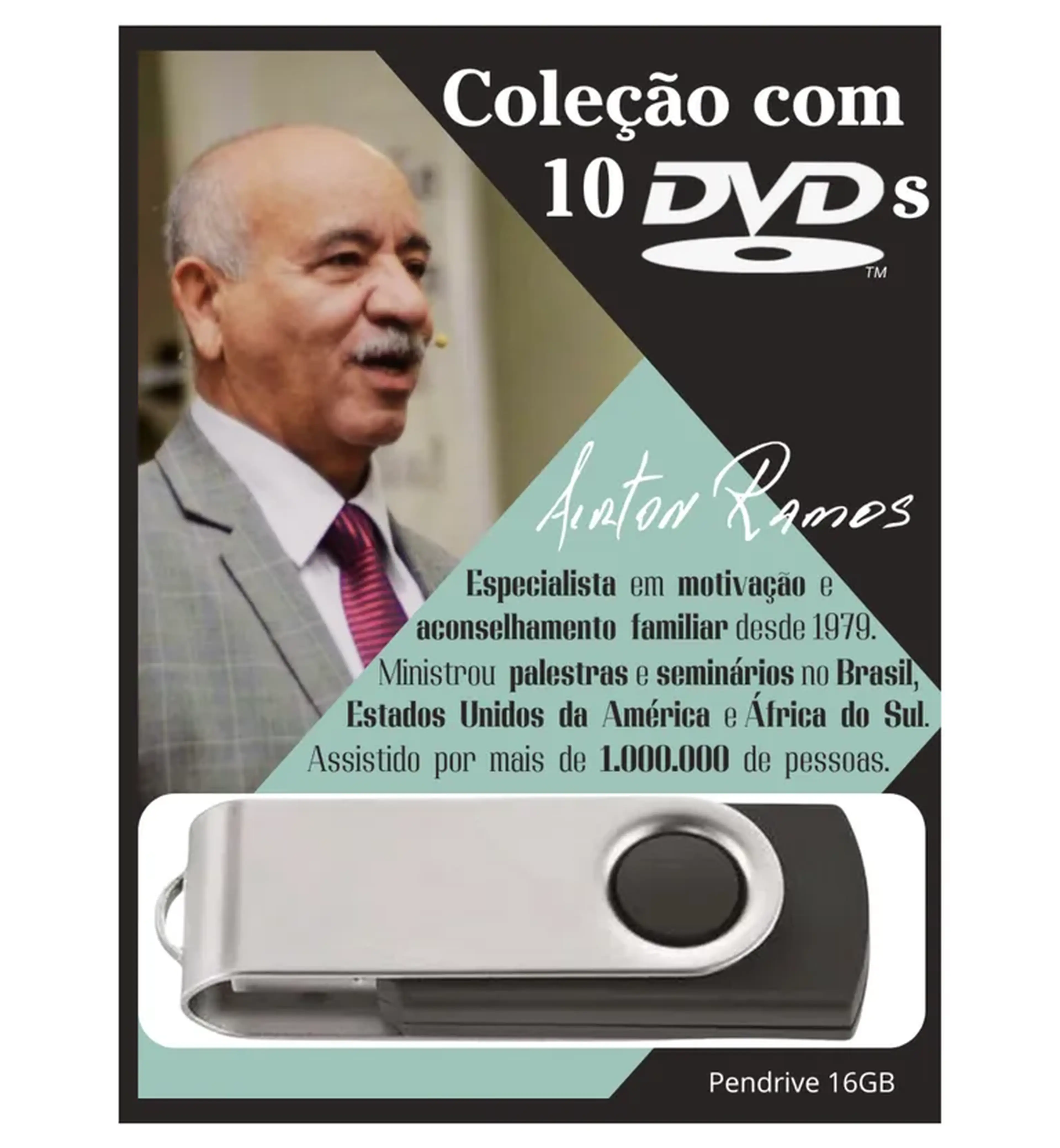 Coleção com 10 DVDs - Todos em 1 pendrive imagem