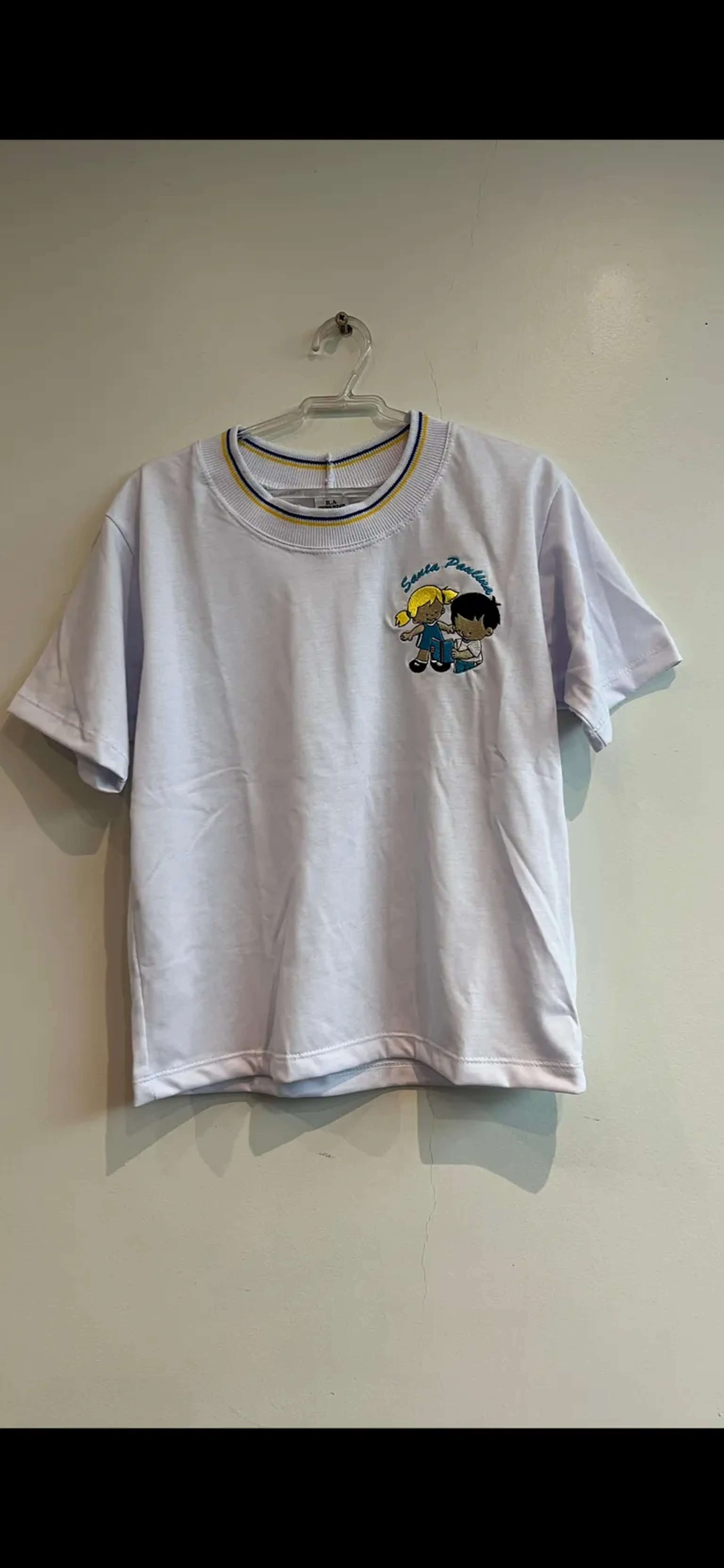Camiseta Manga Curta Branca - Santa Paulina imagem