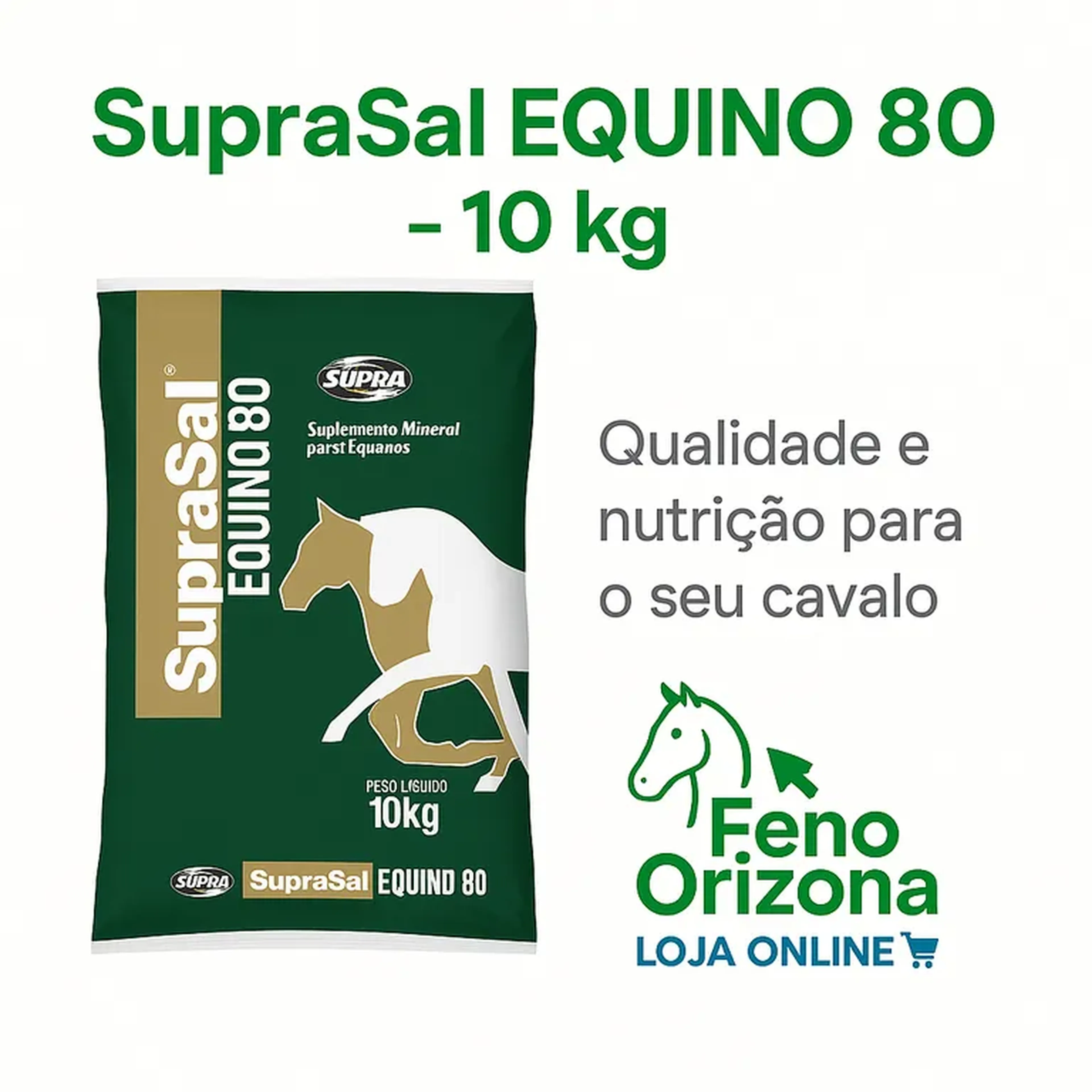Supra Sal Equino 80 - 10kg imagem