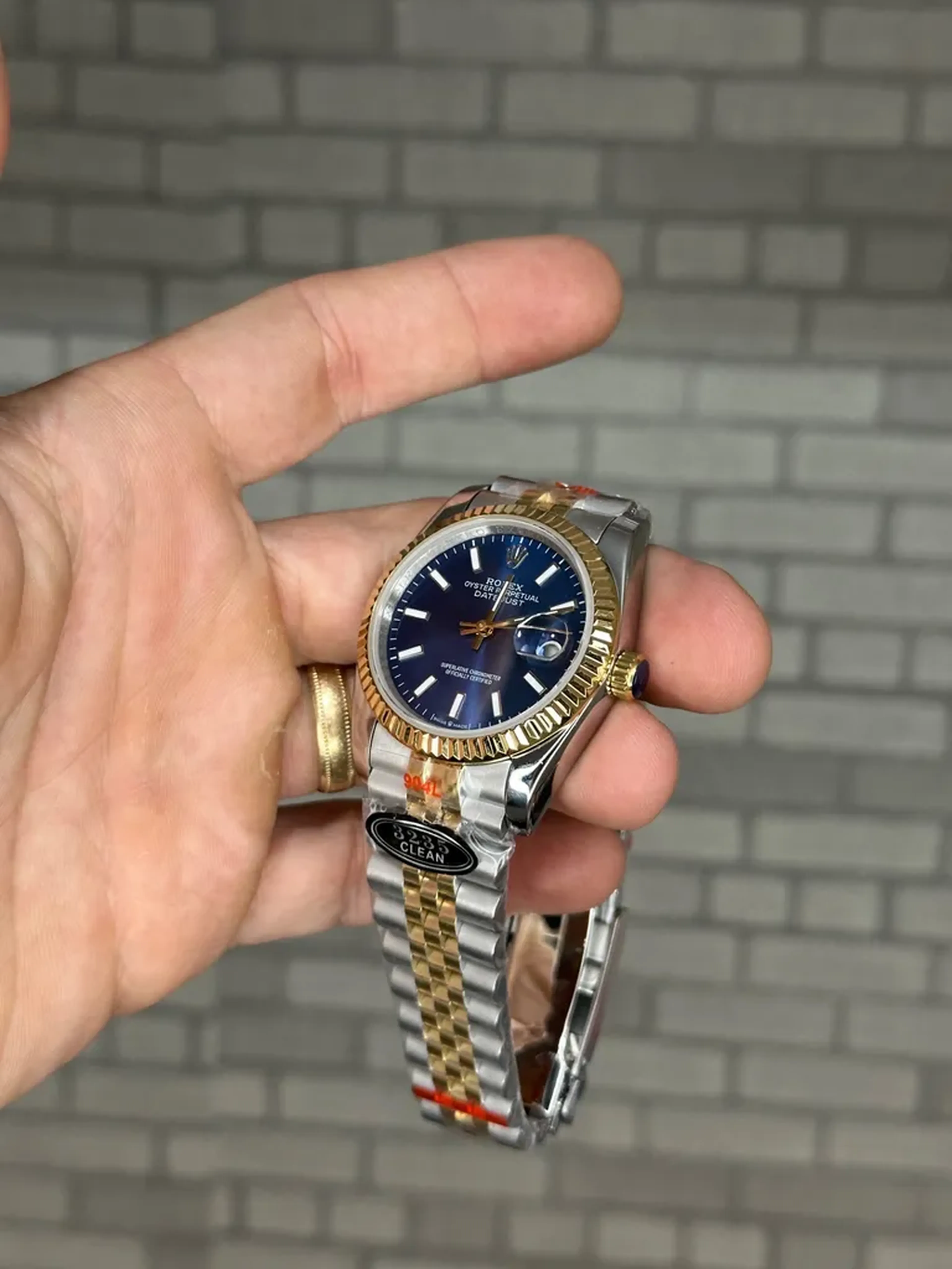 Rolex Datejust Azul Misto 36mm imagem