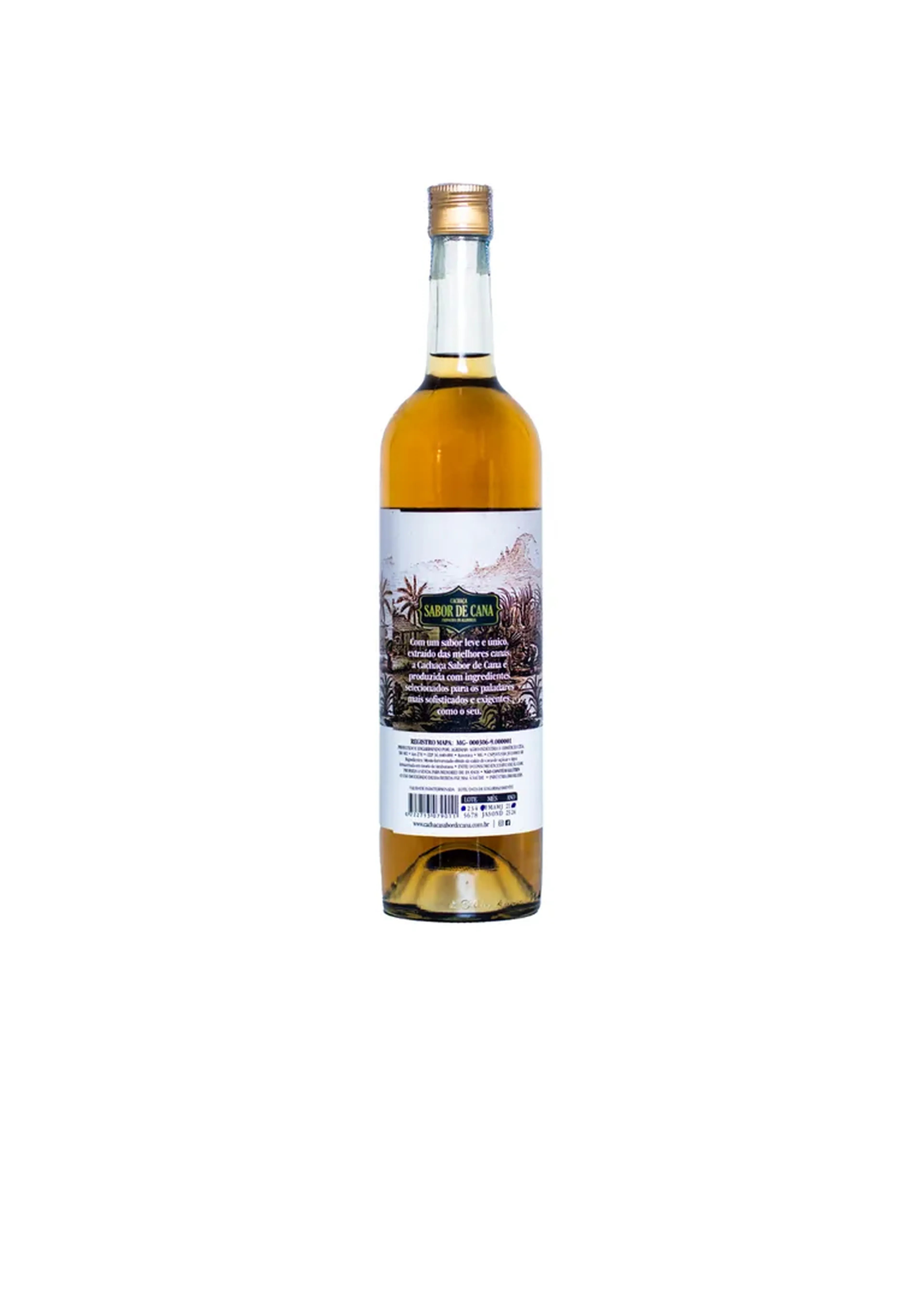 Cachaça Artesanal Sabor de Cana Amburana imagem