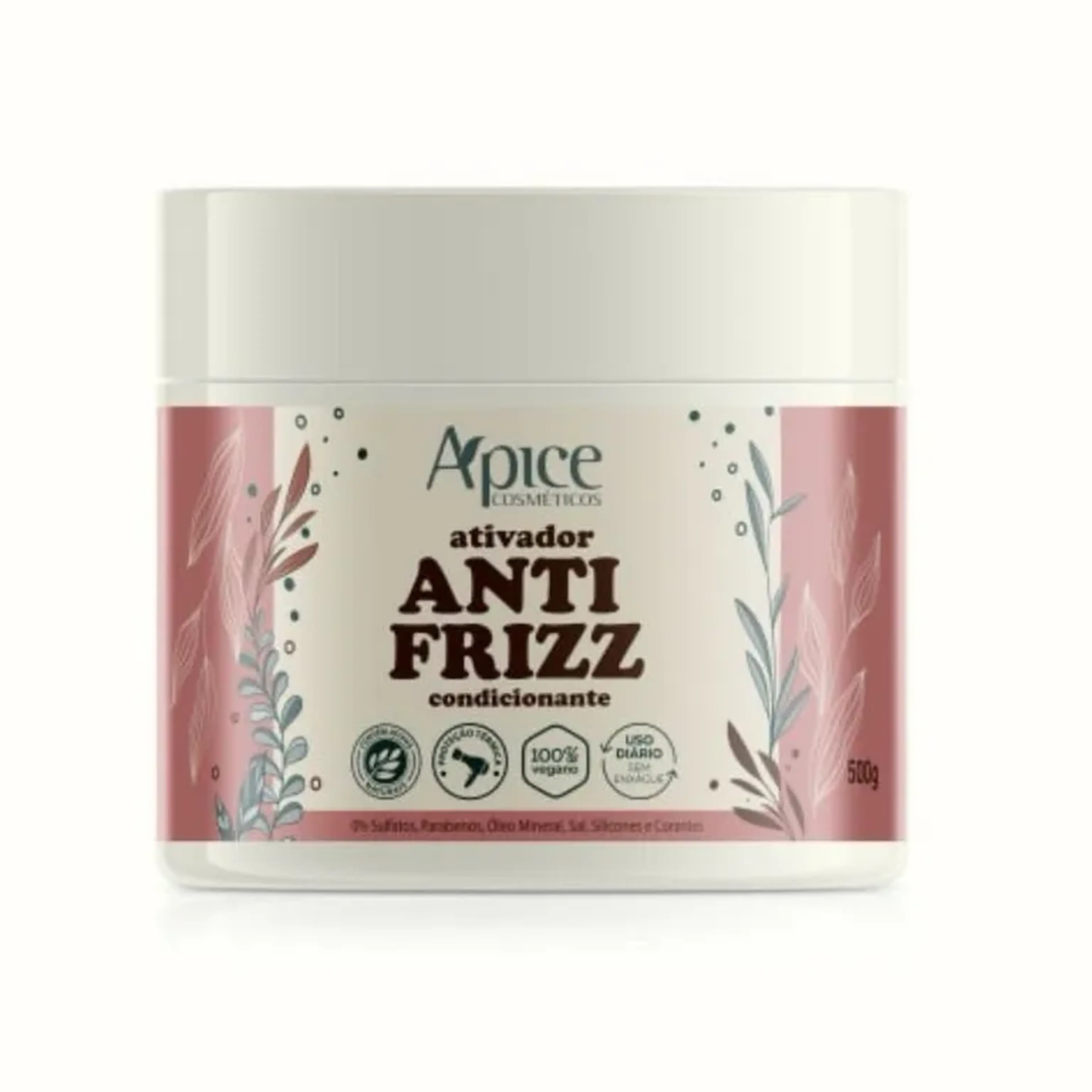 Creme de Pentear Anti Frizz Apse 500g imagem