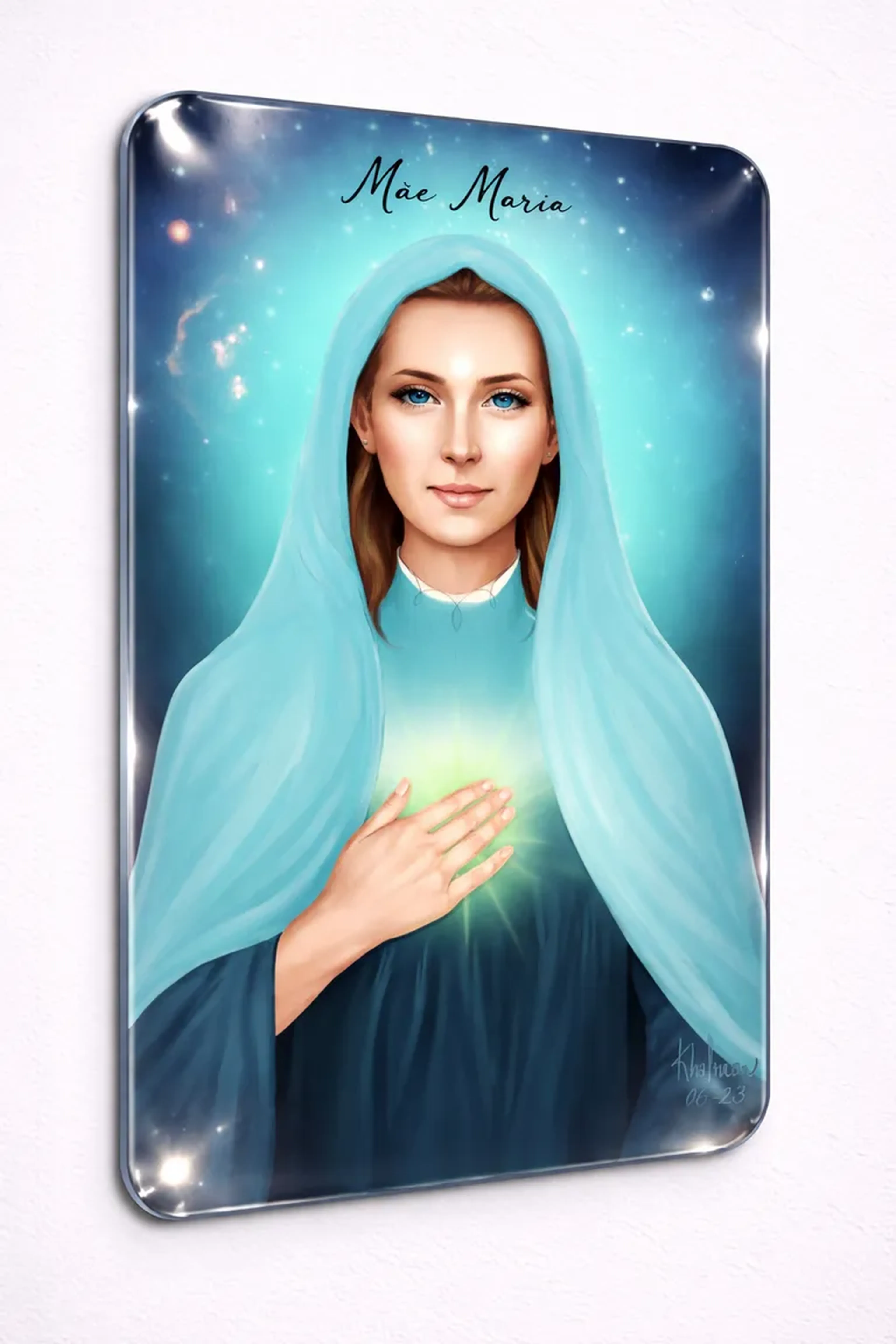 Mãe Maria- Postal Metálico imagem