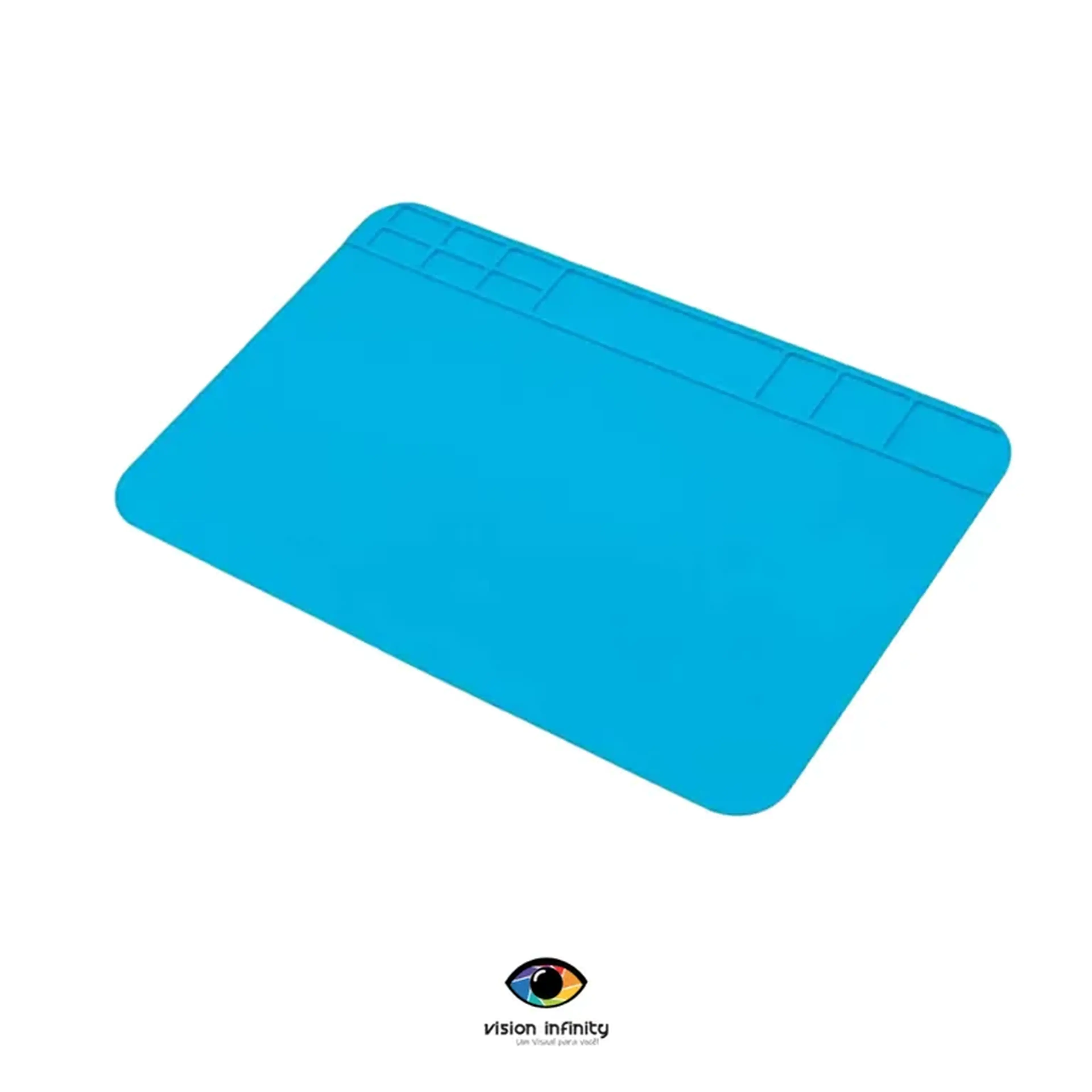 Manta Anti Estática Silicone Azul 300X200MM EXBOM imagem