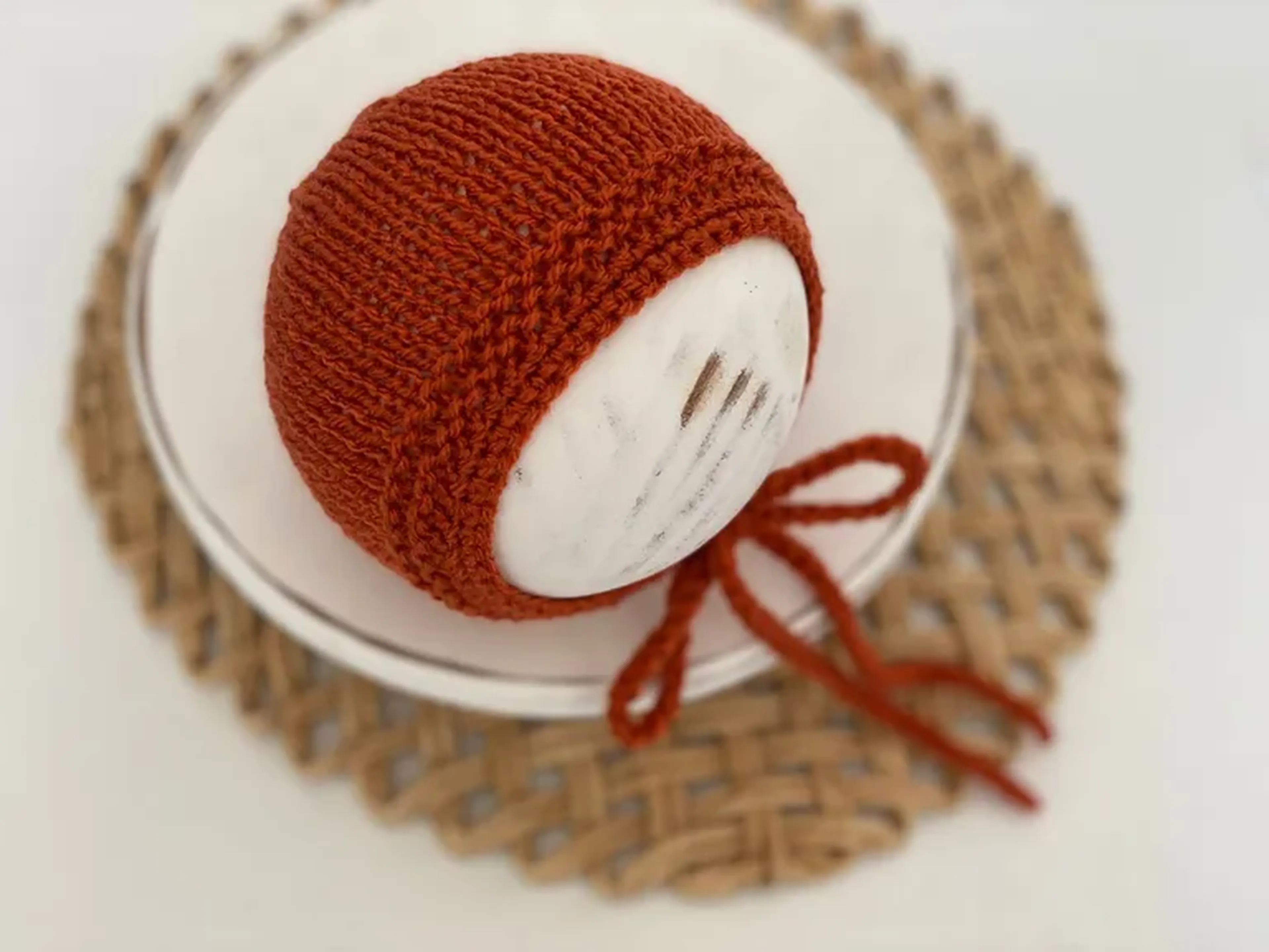 Touca Newborn Abóbora imagem