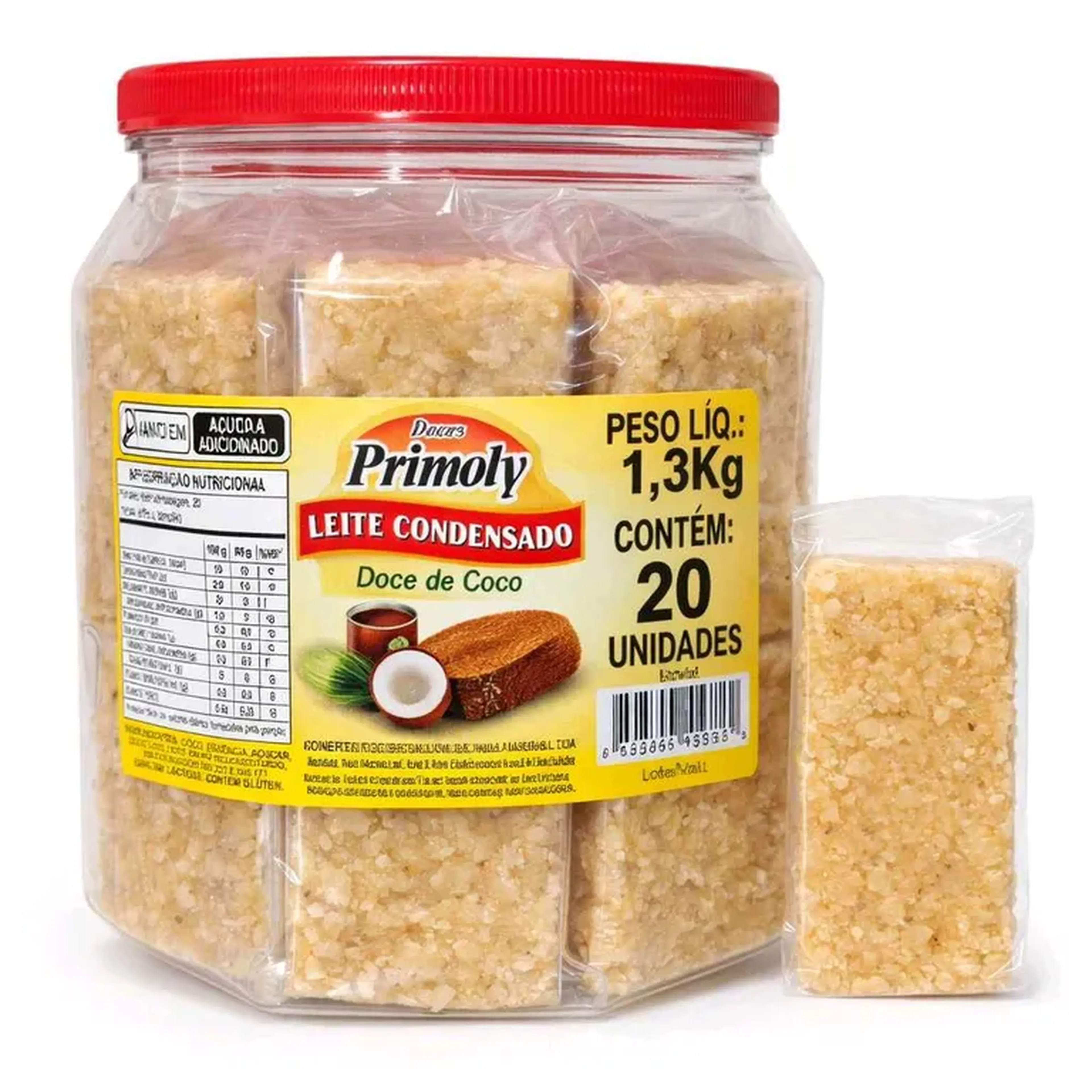 🥥 Cocada Branca Primoly – Doce de Coco com Leite Condensado imagem