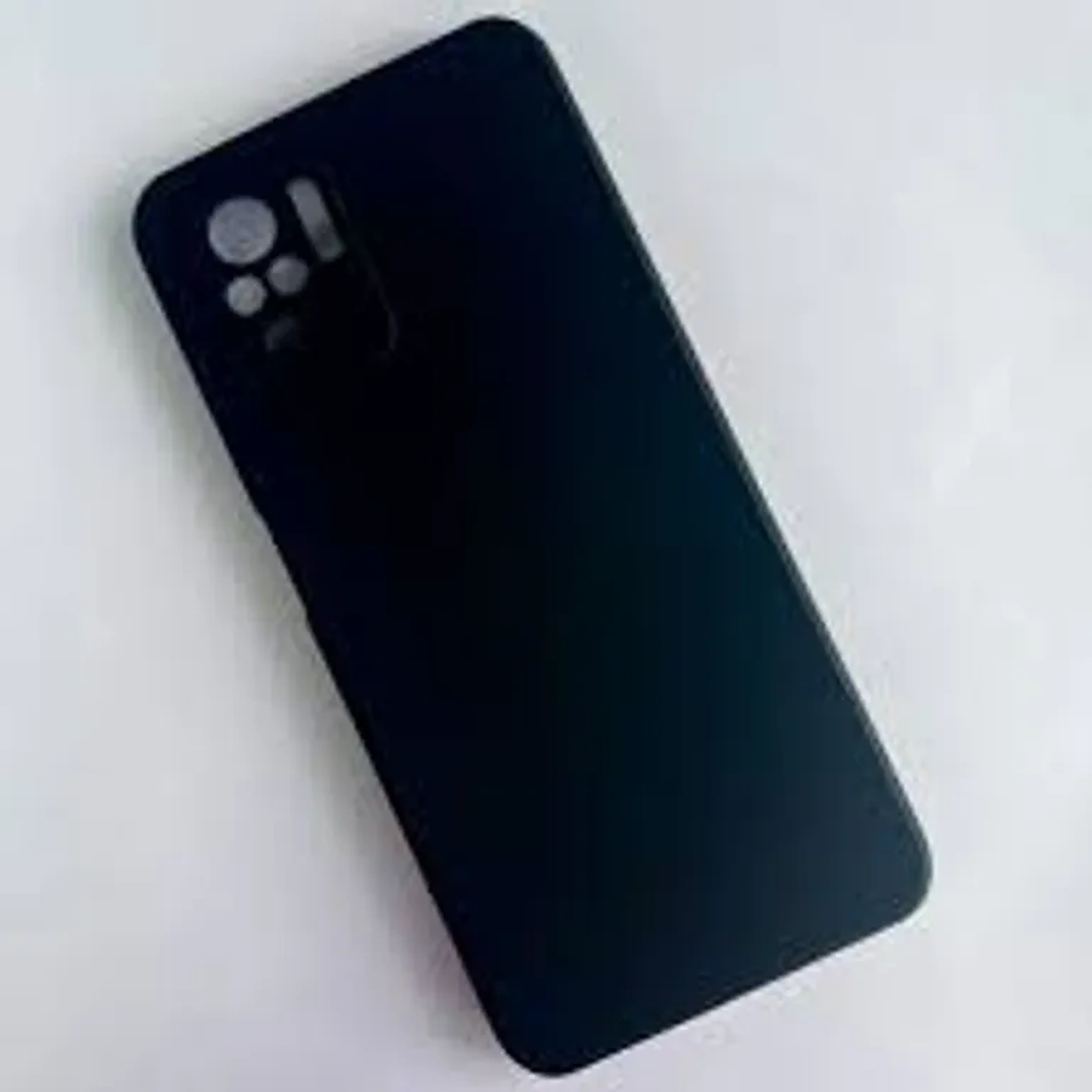 Capinha Para Poco F3, De Silicone Aveludada Preta imagem