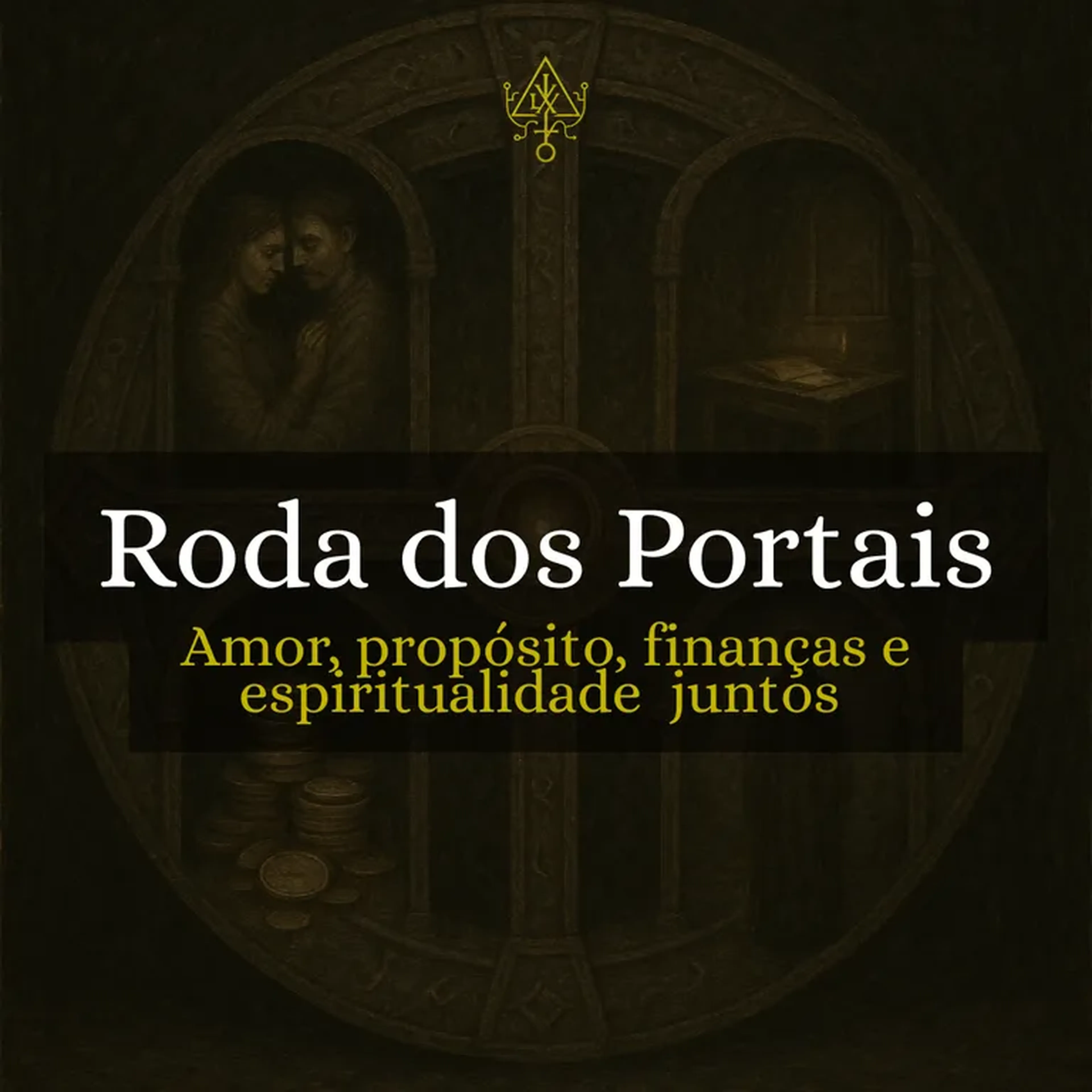 Tarot Negro - Roda dos Portais imagem