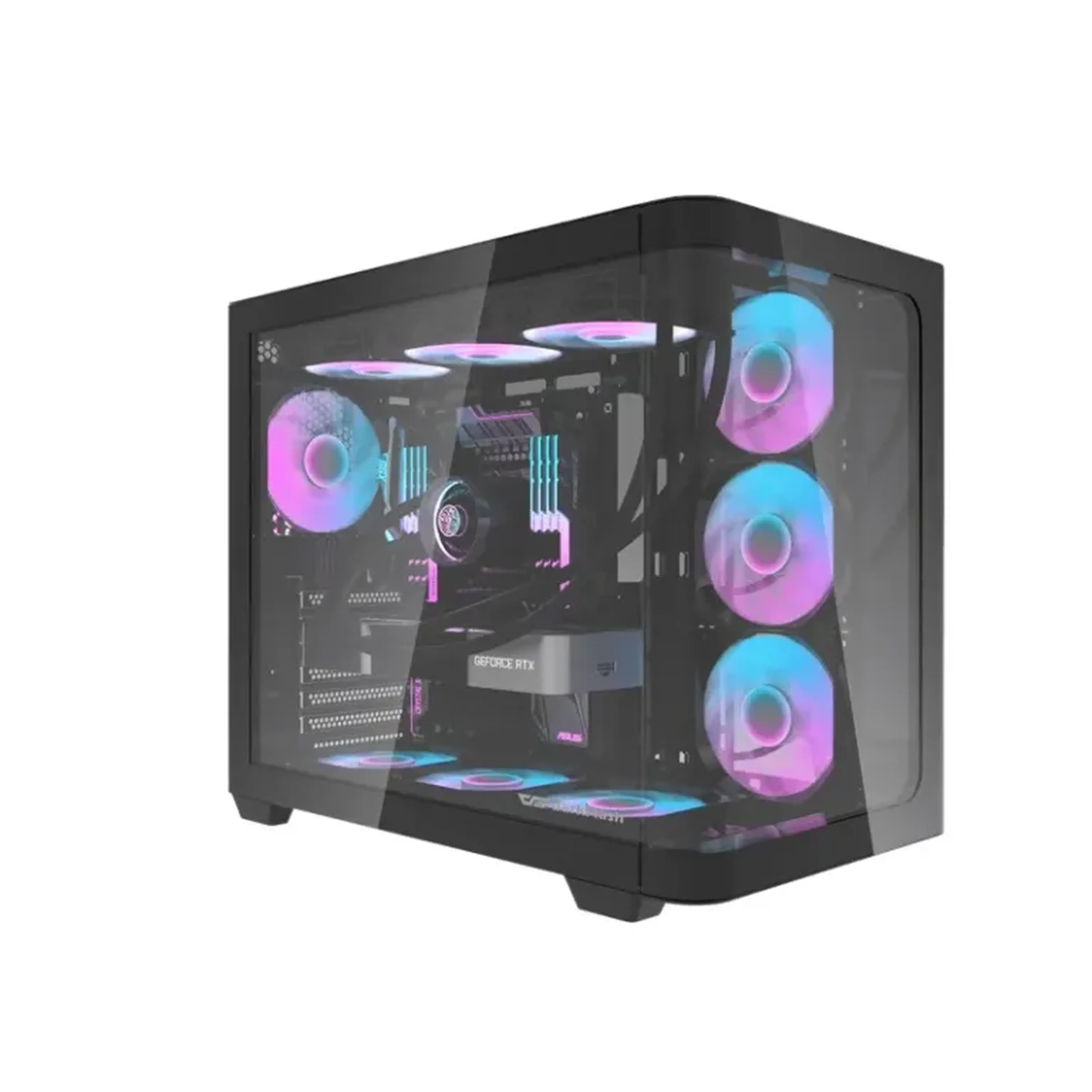 Gabinete Gamer Darkflash DPX90M ATX Lateral de Vidro ARGB Preto imagem