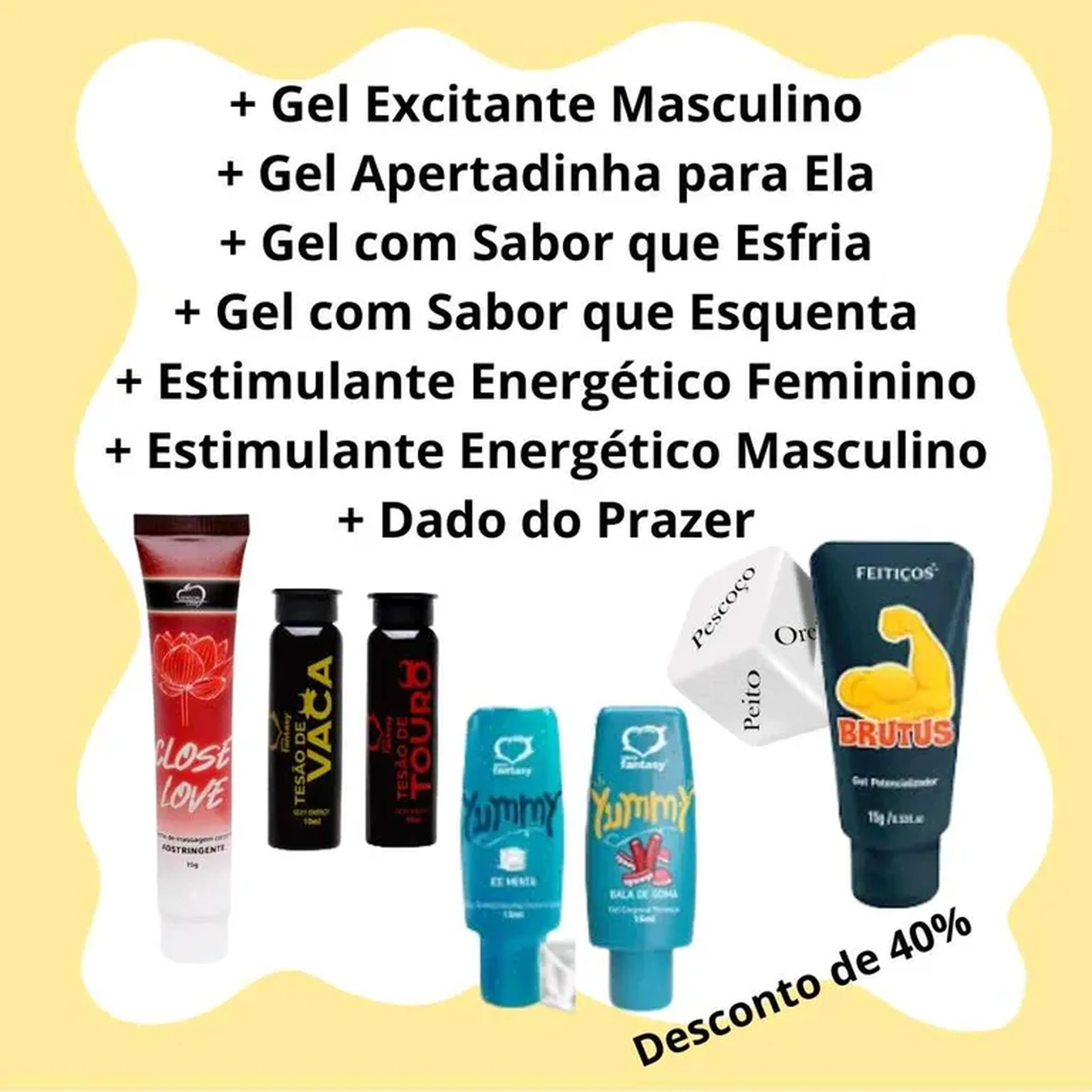 Kit Prazer Completo - Casal Hetero imagem