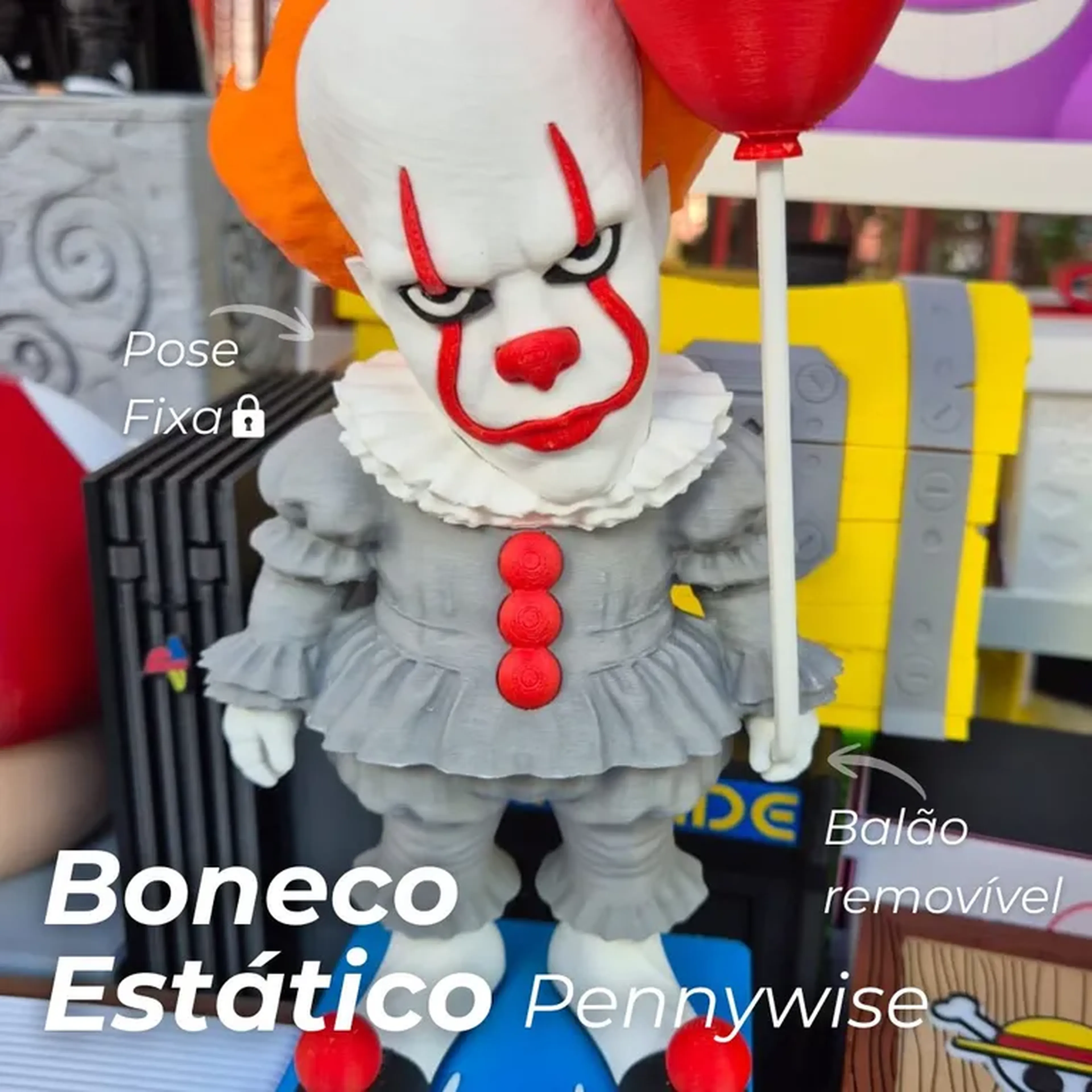Boneco Pennywise IT Fofinho imagem
