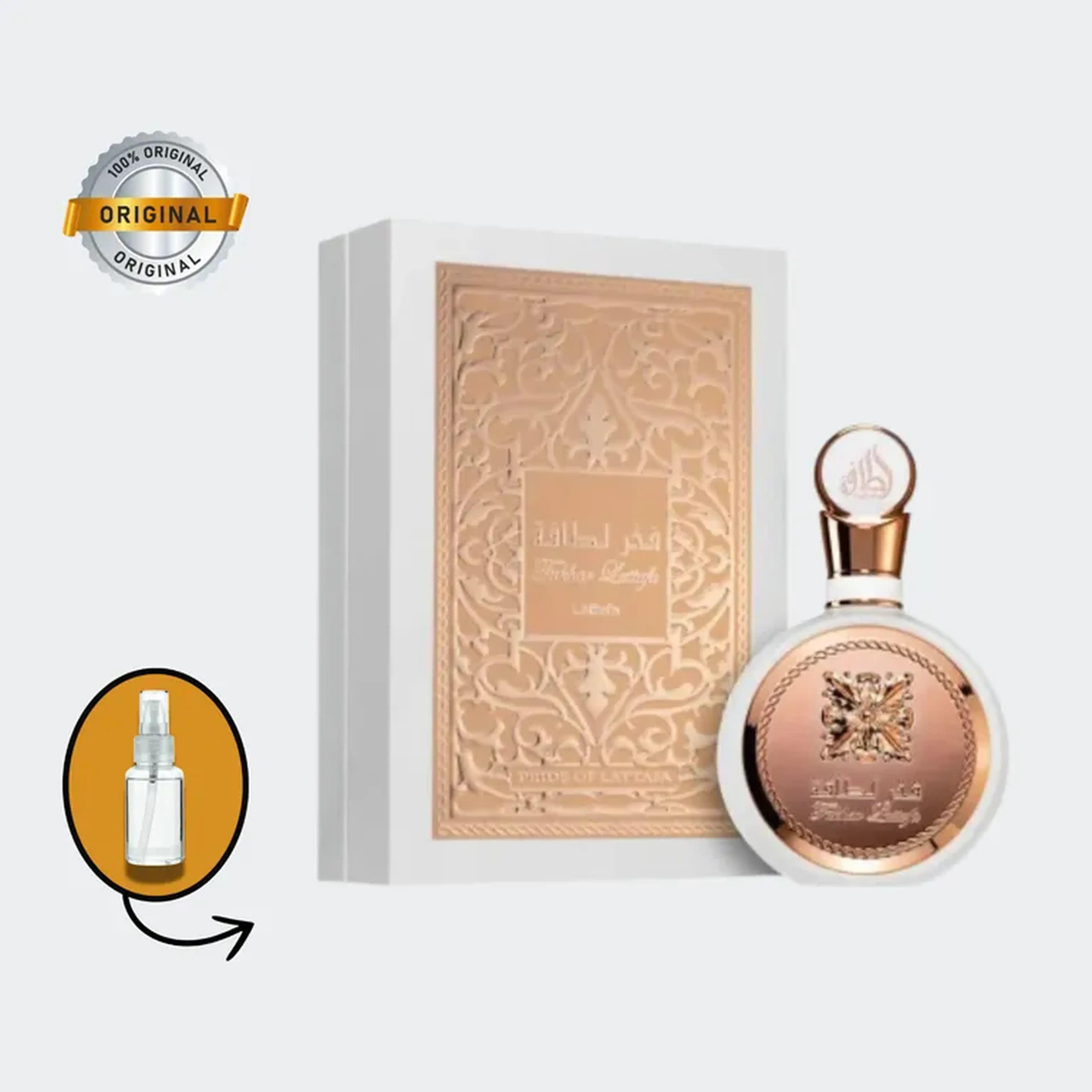 Decant Fakhar Rose de Lattafa 10 ML imagem