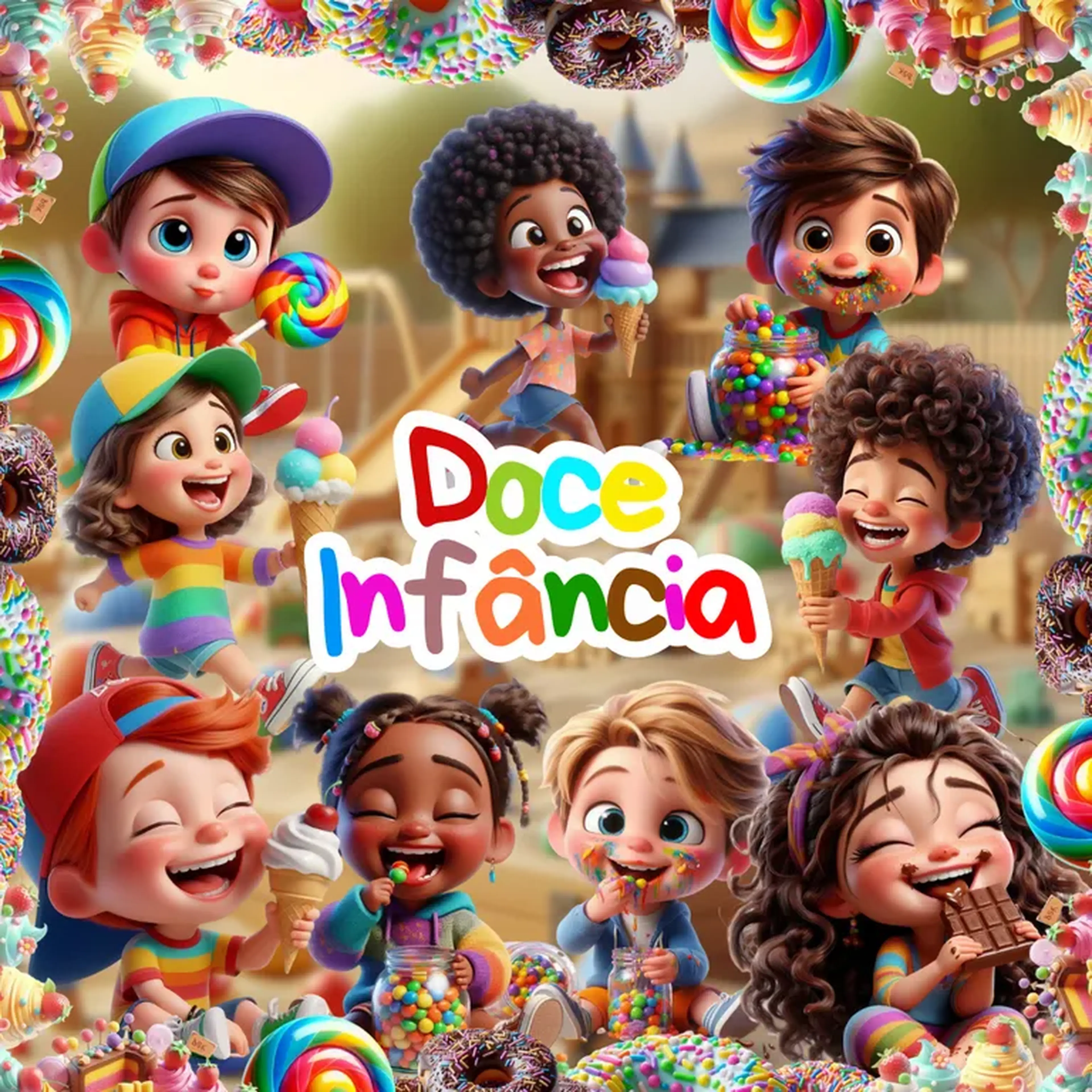 Kit Digital Doce Infancia imagem