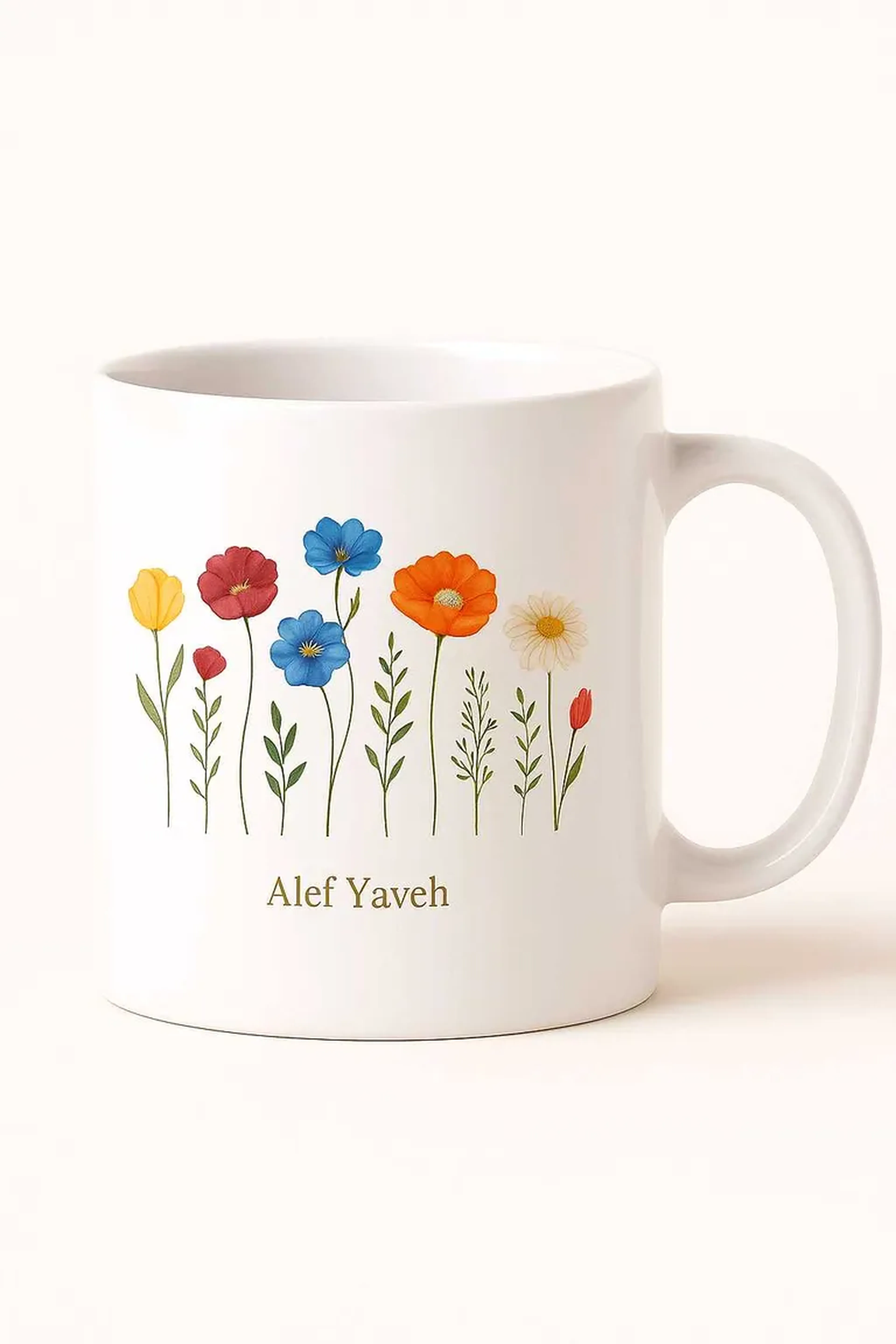 Caneca de Flores imagem