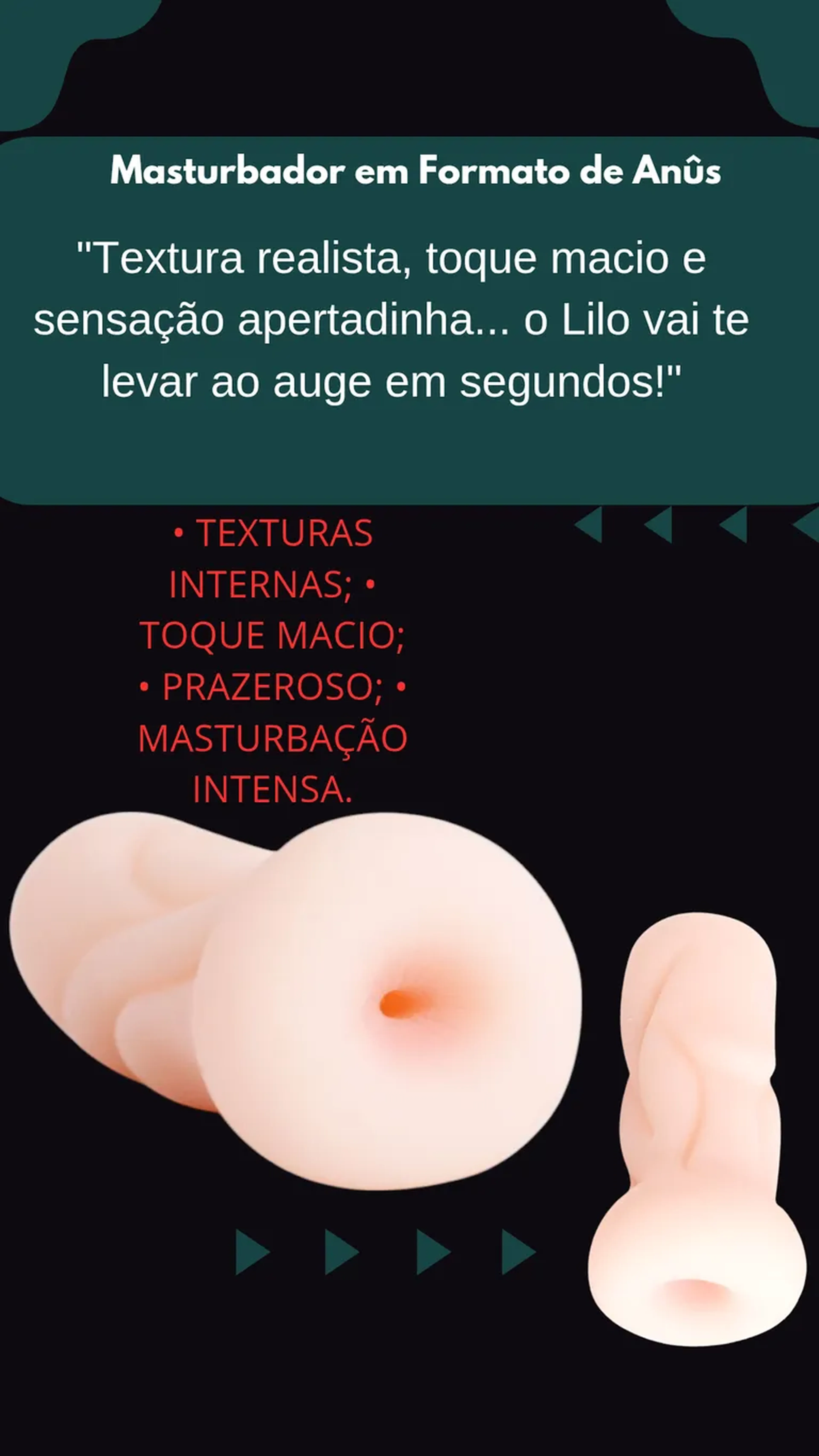 Masturbador em formato de ânus imagem