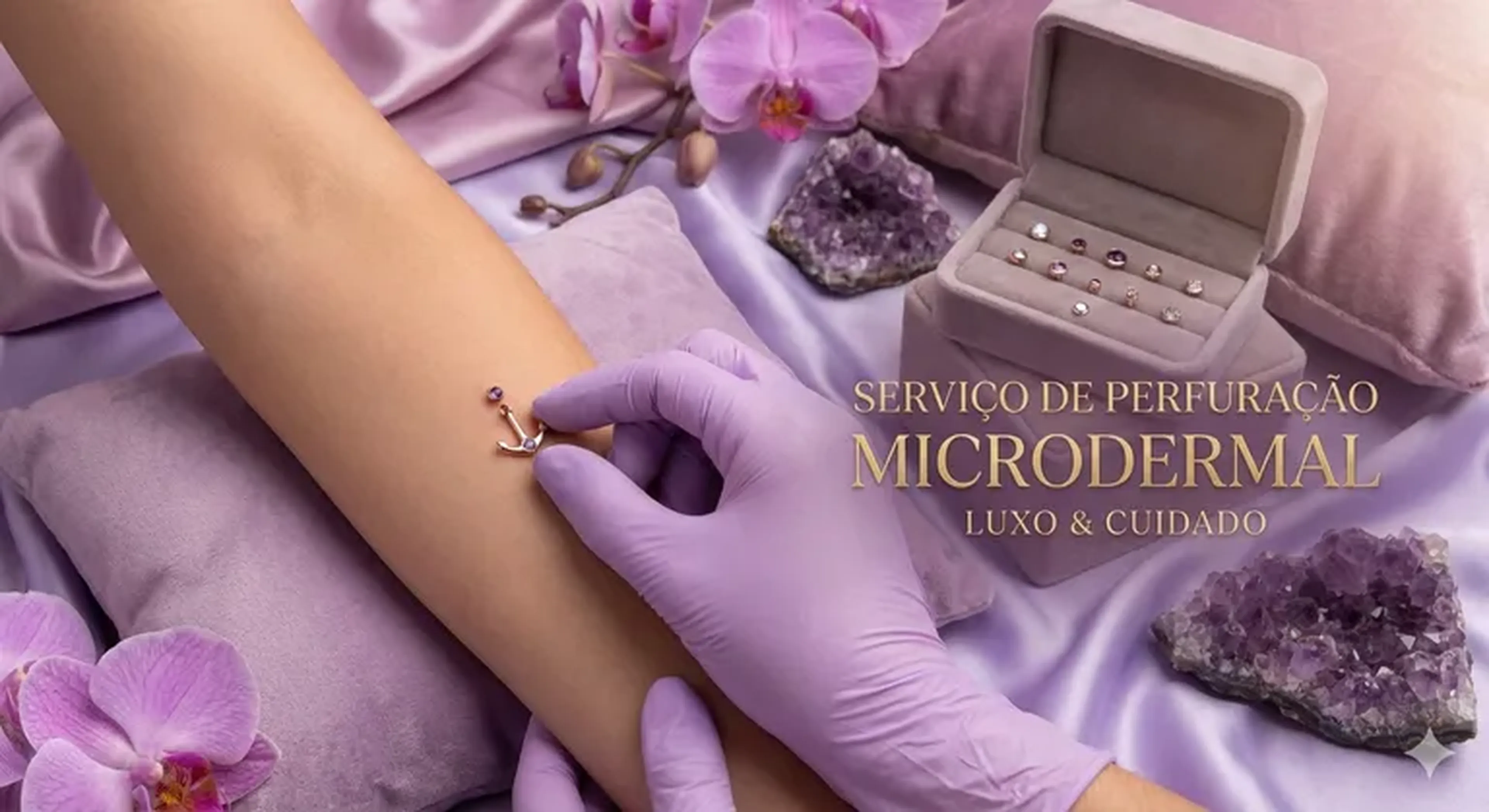 Perfuração Microdermal imagem