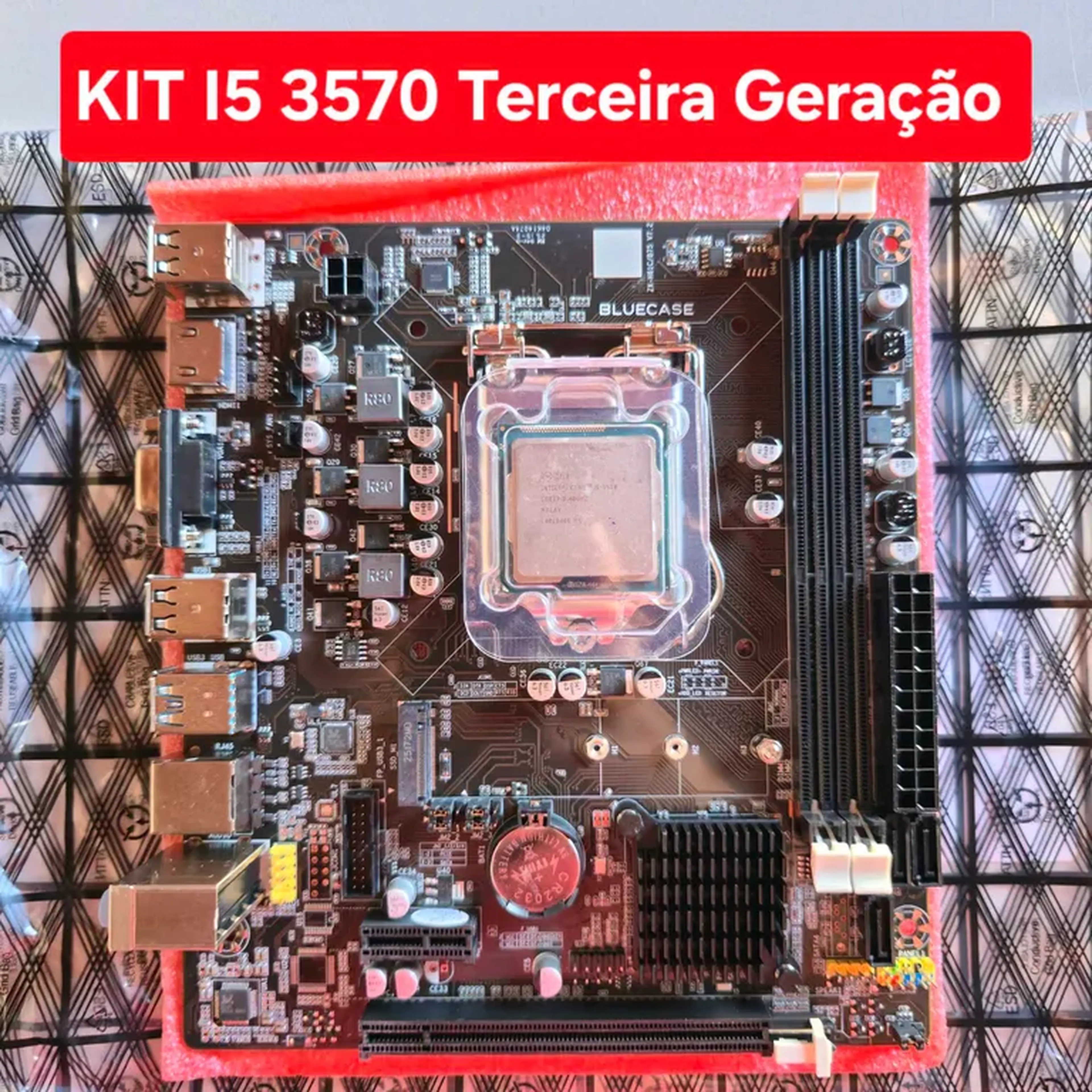 KIT I5 3570 Terceira Geração, Placa Mãe + Processador imagem