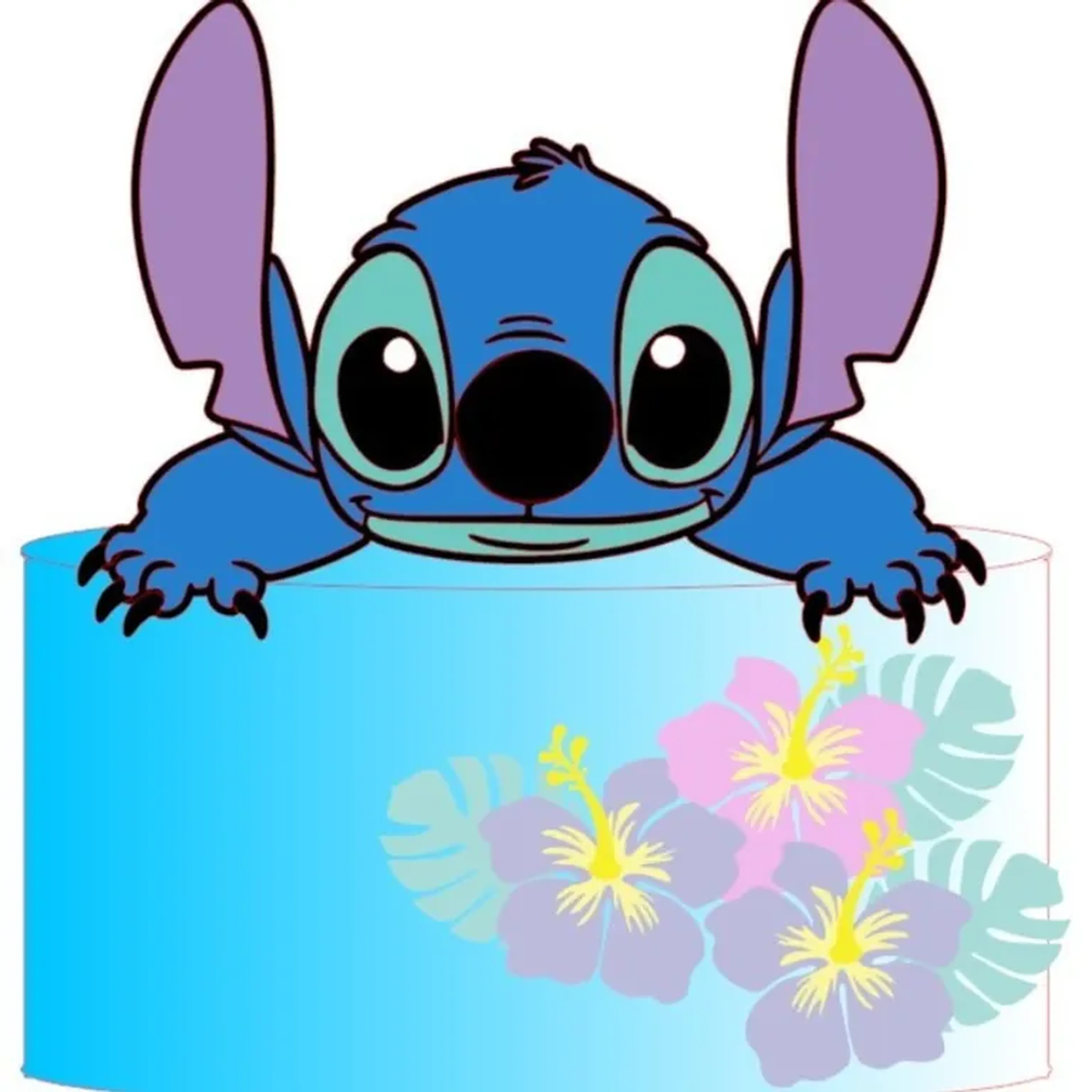 Arquivo de Corte Topo de Bolo Stitch em Camadas imagem