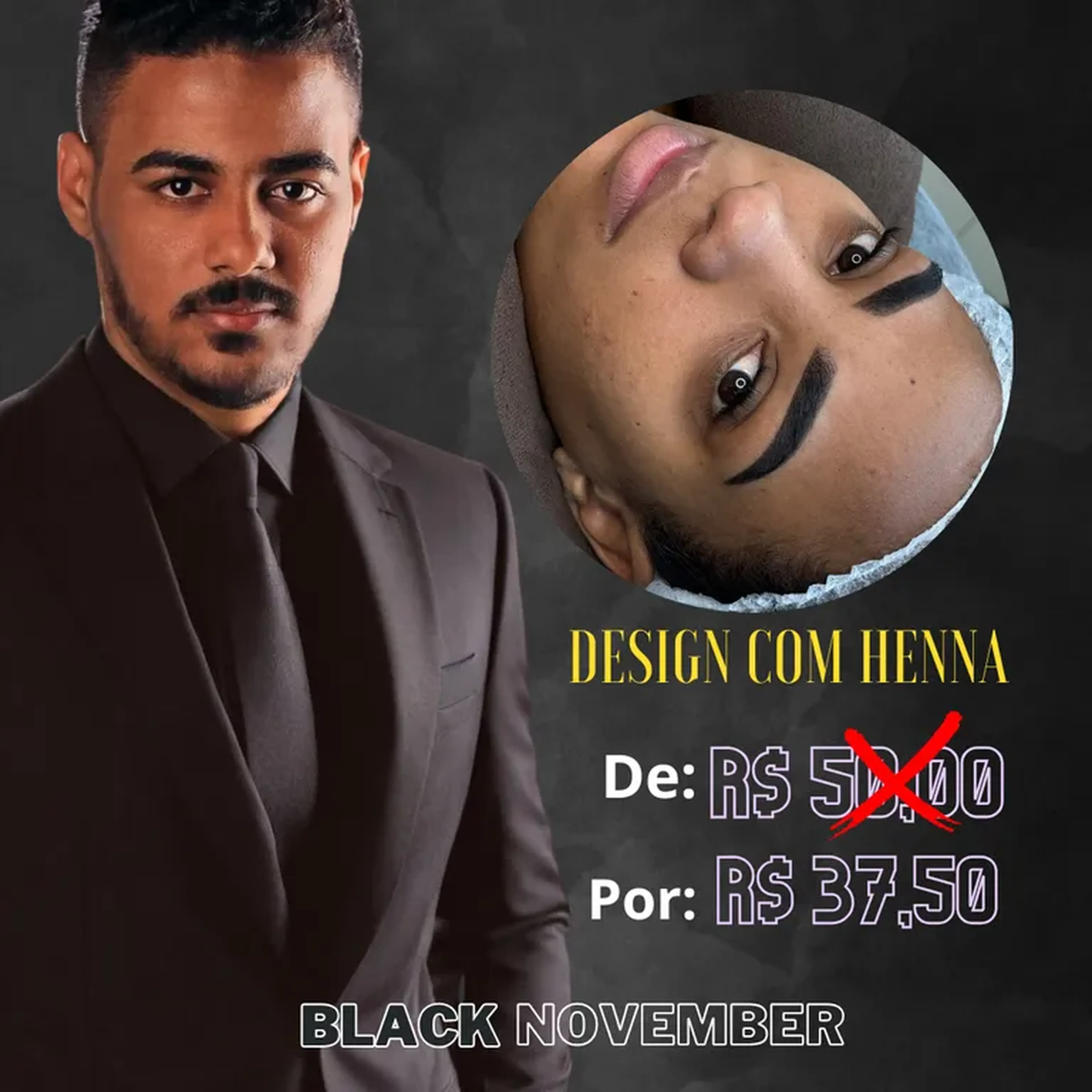 1 DESIGN DE SOBRANCELHAS COM HENNA imagem