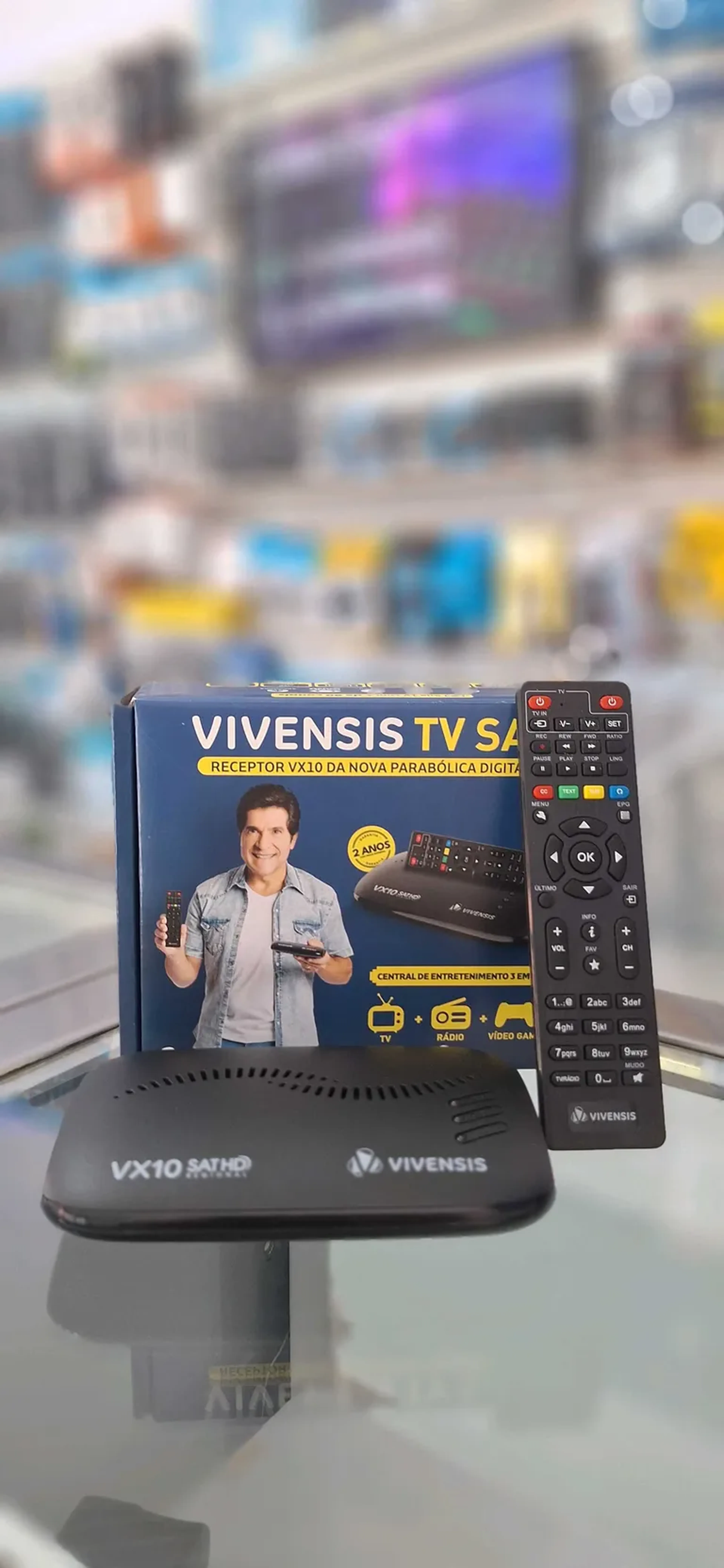 Receptor VIVENSIS Nova parabólica imagem